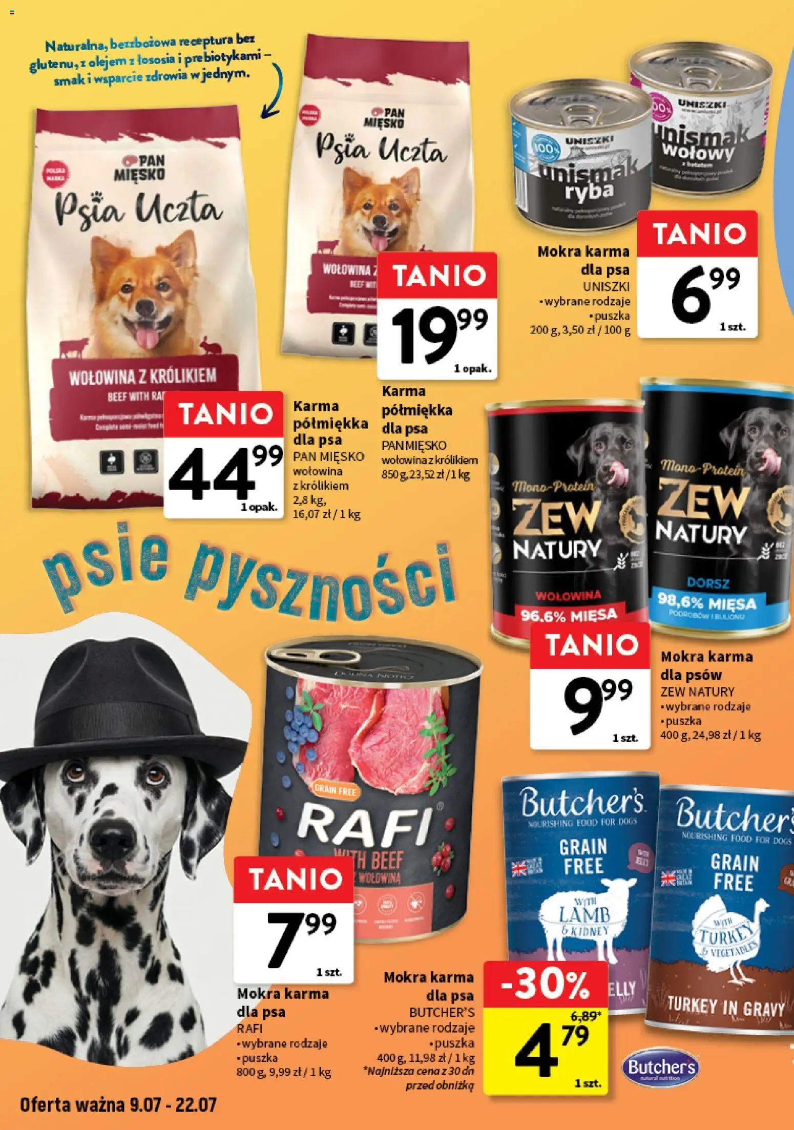 Intermarche gazetka - Wszystko czego chcę dla pupila od 09.07.2026 | Strona: 2 | Produkty: Dorsz, Karma dla psa, Wołowina, Ryba