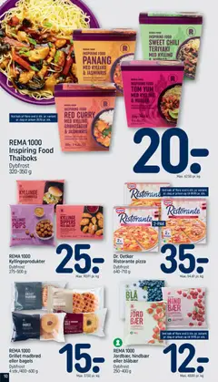 Rema 1000 - Tilbudsavis uge 27 gyldig fra 28/06/2026 | Side: 10 | Produkter: Blåbær, Pizza, Nudler, Hindbær