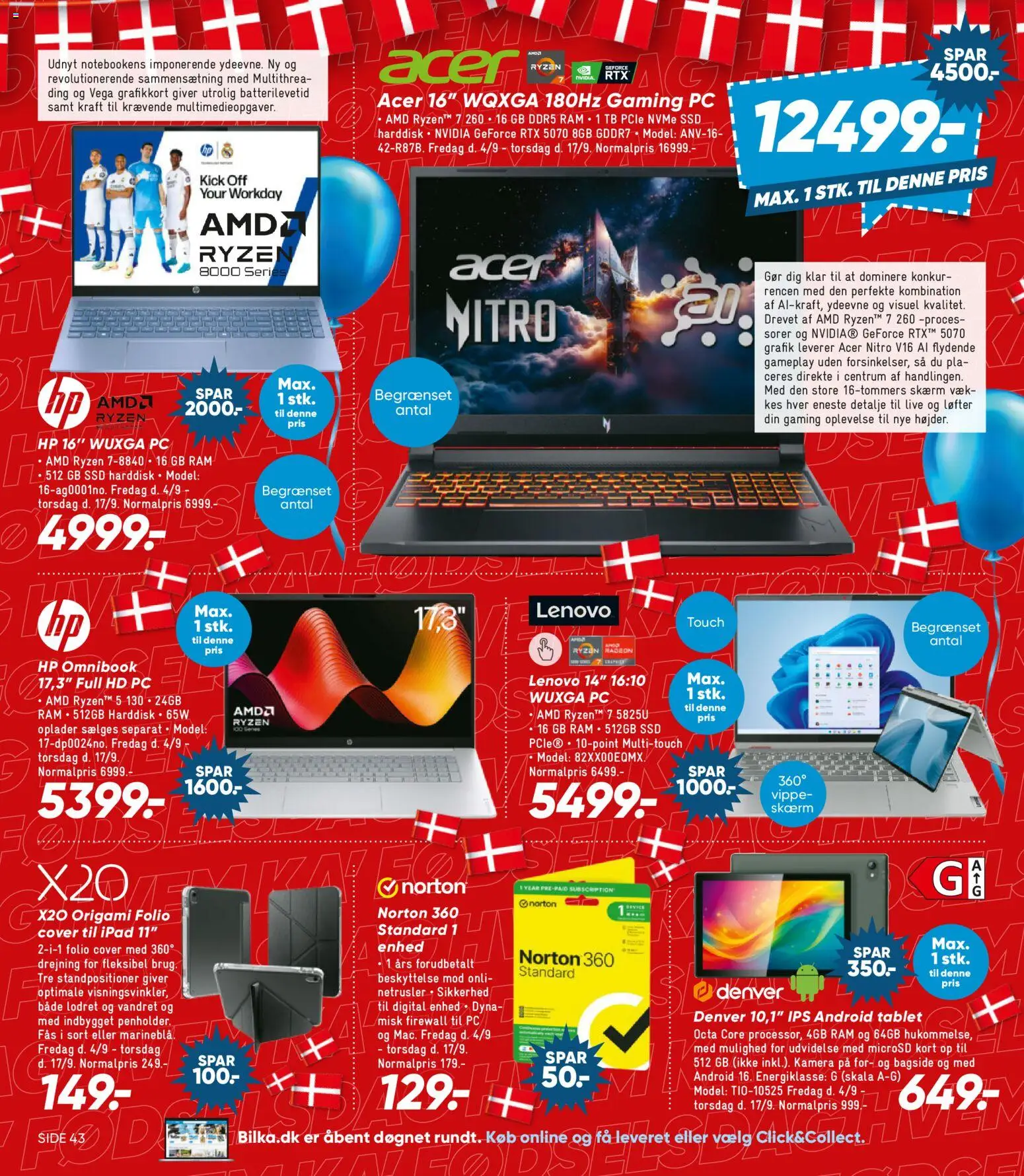 Bilka tilbudsavis – gyldig fra 04/09/2026 | Side: 20 | Produkter: Grafikkort, RAM, Tablet, PC