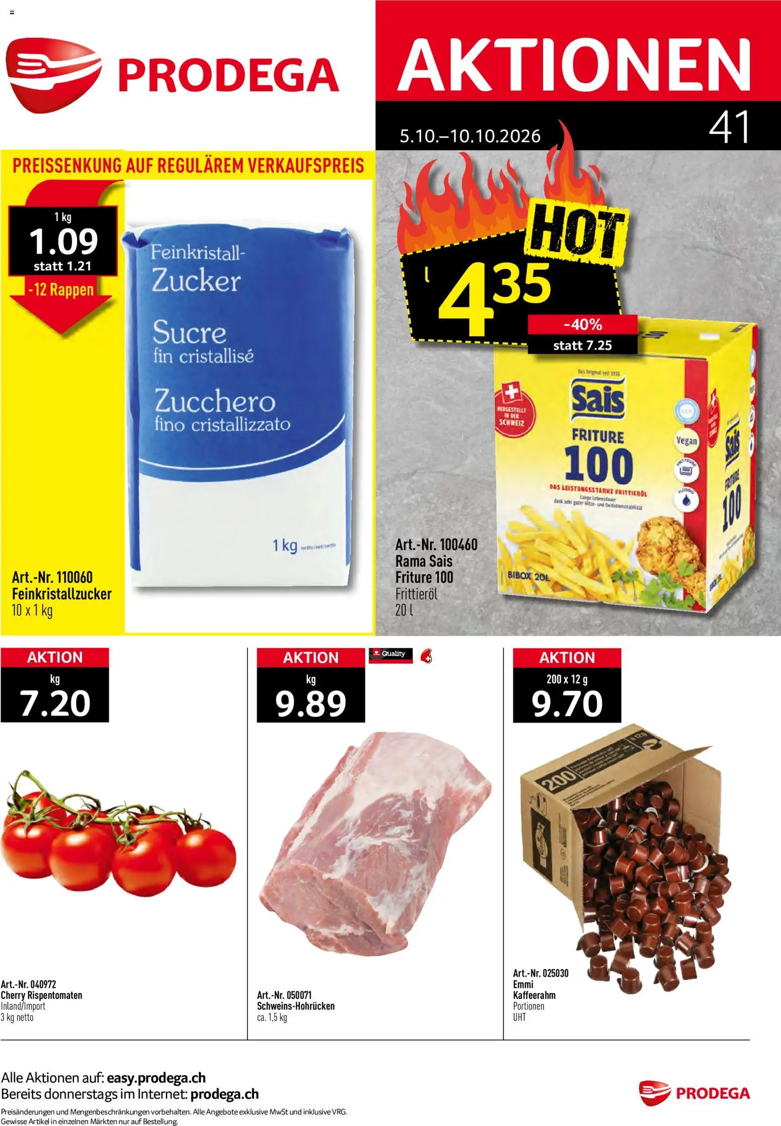 Prodega aktionen – gültig ab 05.10.2026 | Seite: 1