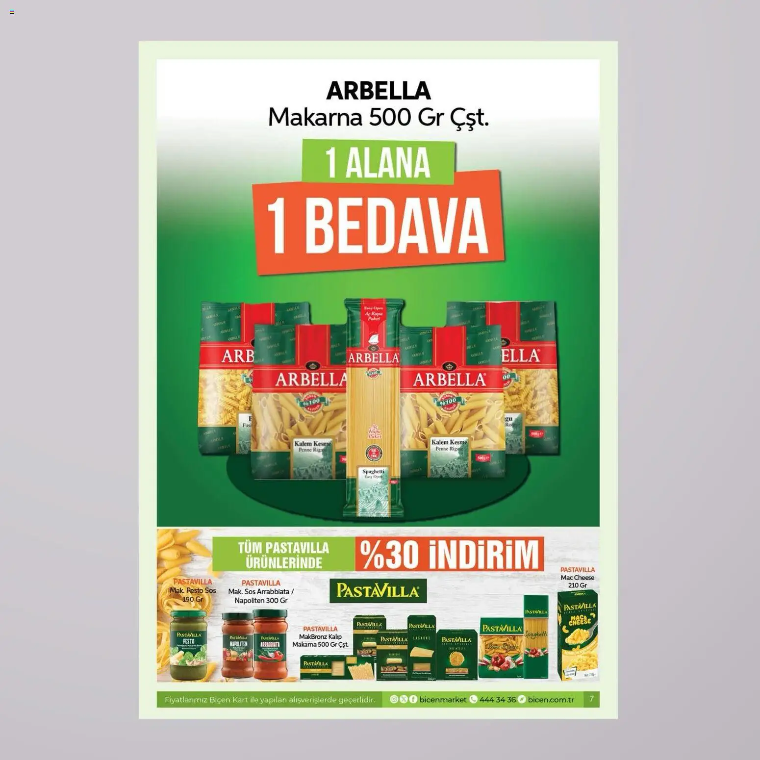 Biçen Market Katalog - 15.05.2026 tarihinden itibaren geçerlidir | Sayfa: 6 | Ürünler: Masa, Makarna, Sos