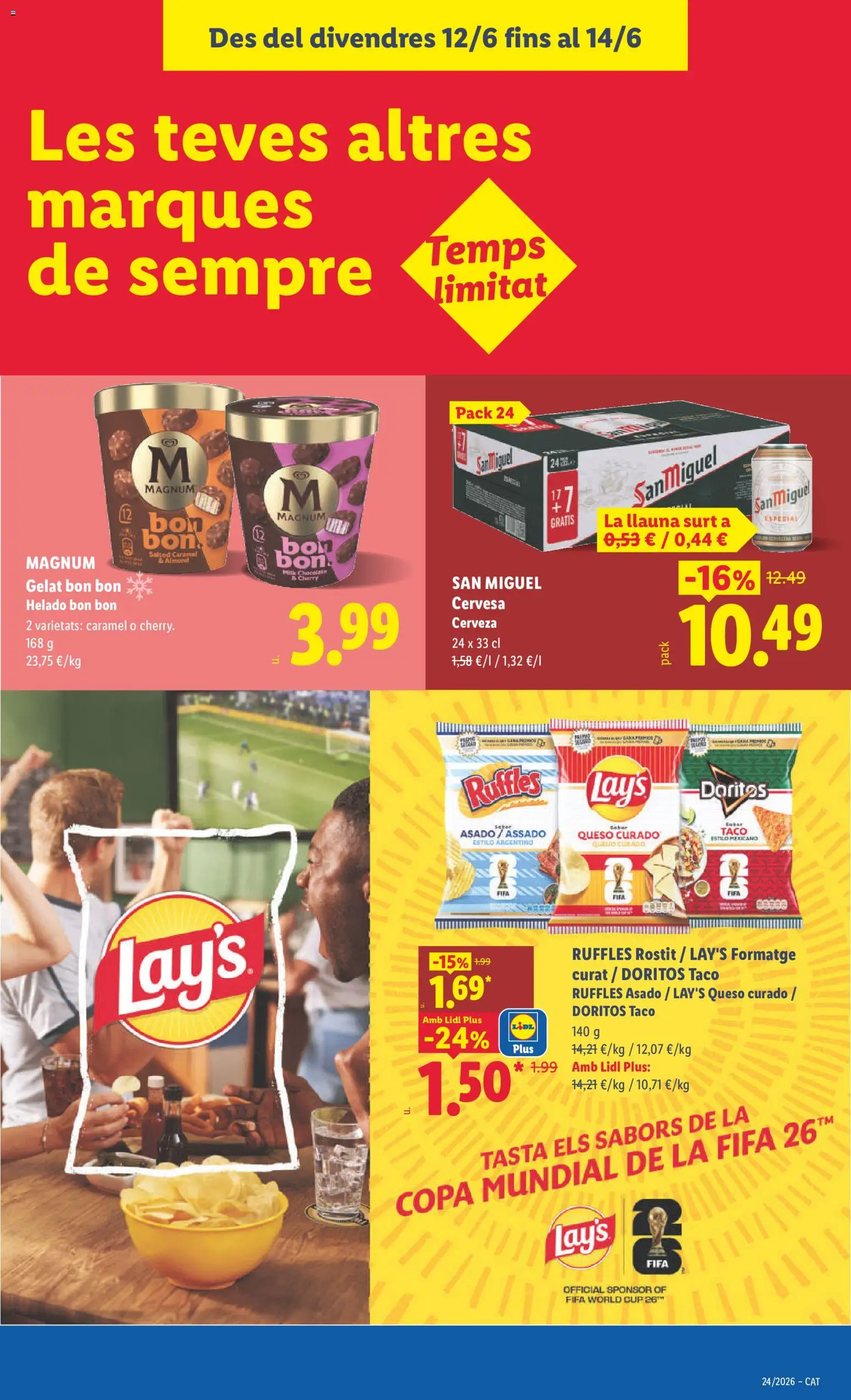 Lidl folleto │ válido desde el 08.06.2026 | Página: 47 | Productos: Queso, Cerveza, Helado