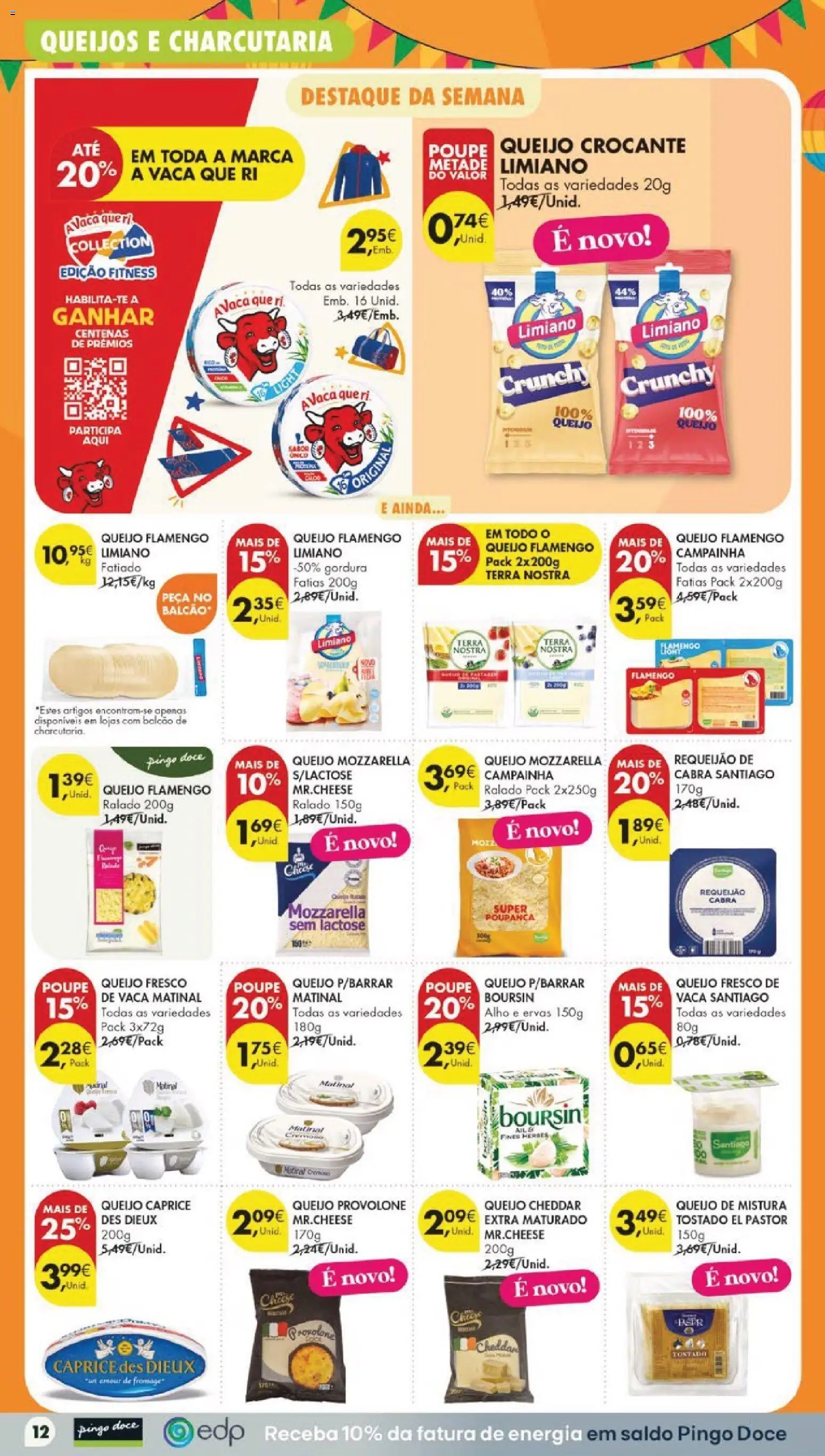 Pingo Doce folheto │ válido de 16.06.2026 | Página: 14 | Produtos: Campainha, Queijo, Requeijão, Cheddar