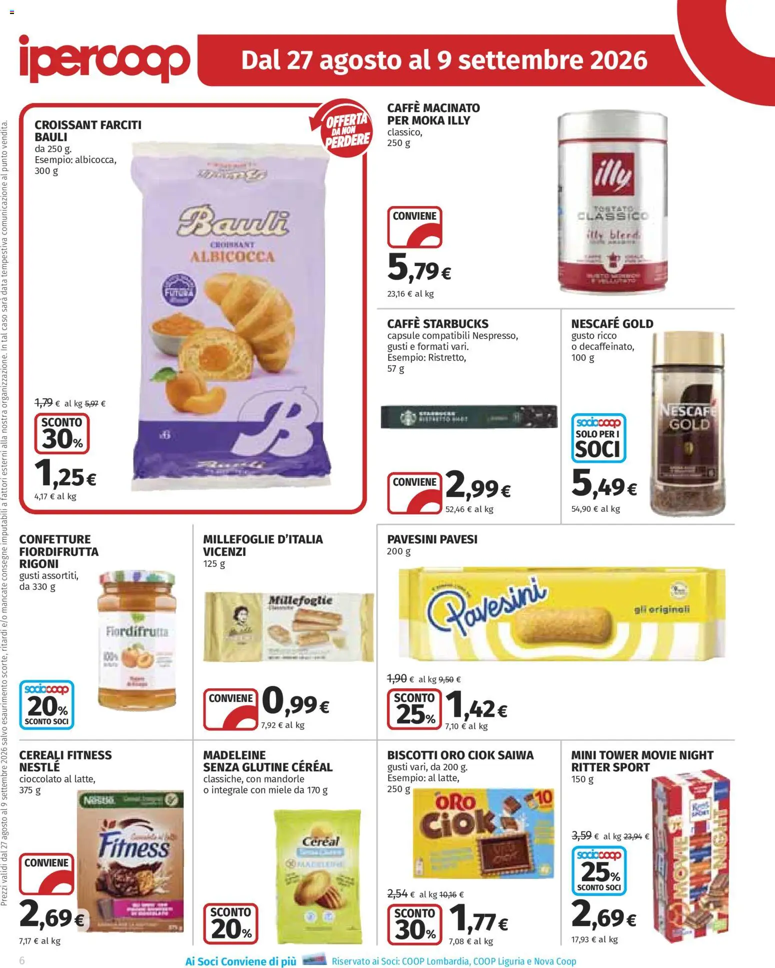 Volantino COOP del 27/08/2026 | Pagina: 6