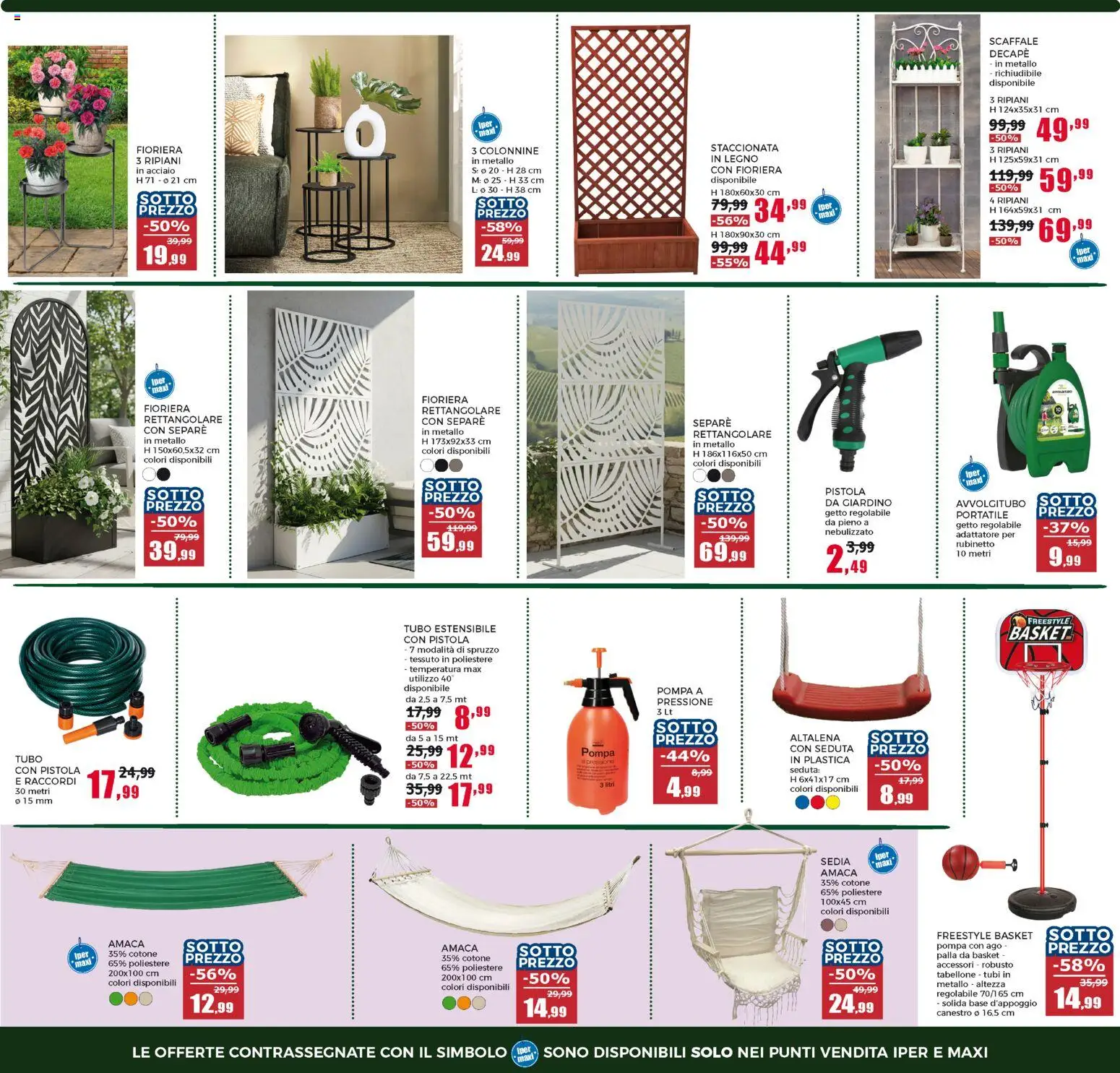 Volantino Happy Casa del 13.05.2026 | Pagina: 32 | Prodotti: Altalena, Scaffale, Adattatore, Sedia