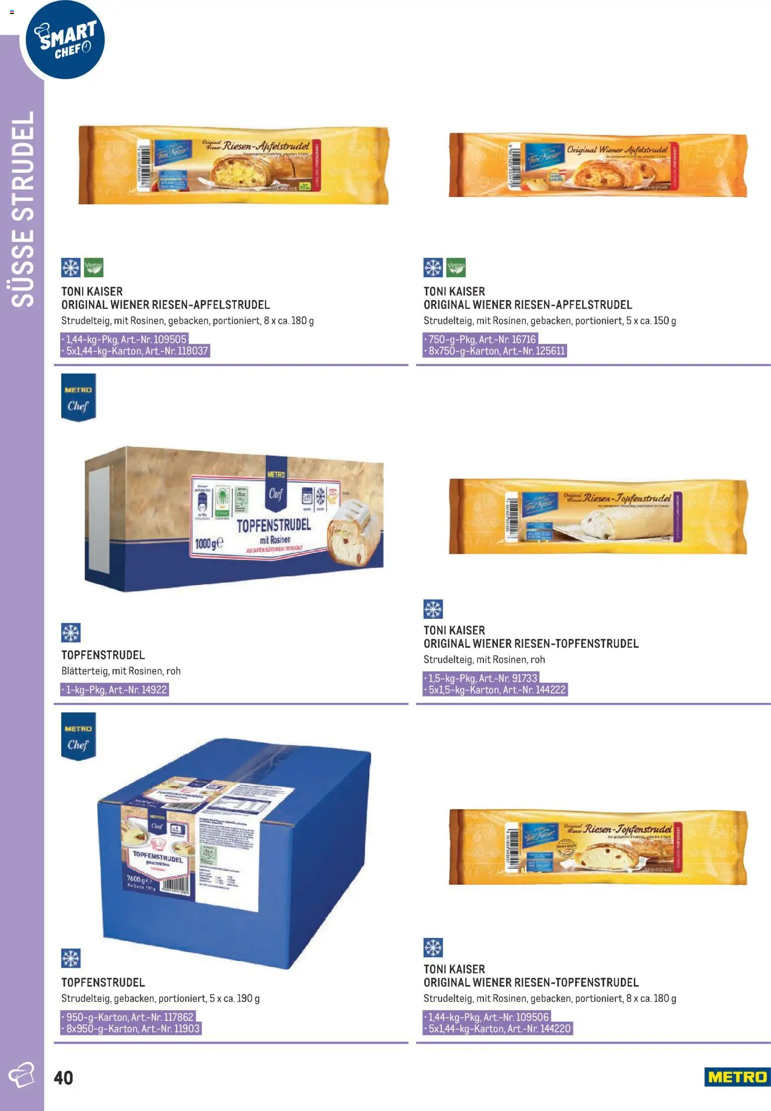 Metro angebote Smart Chef - Dessert gültig ab 01.01.2026 | Seite: 40