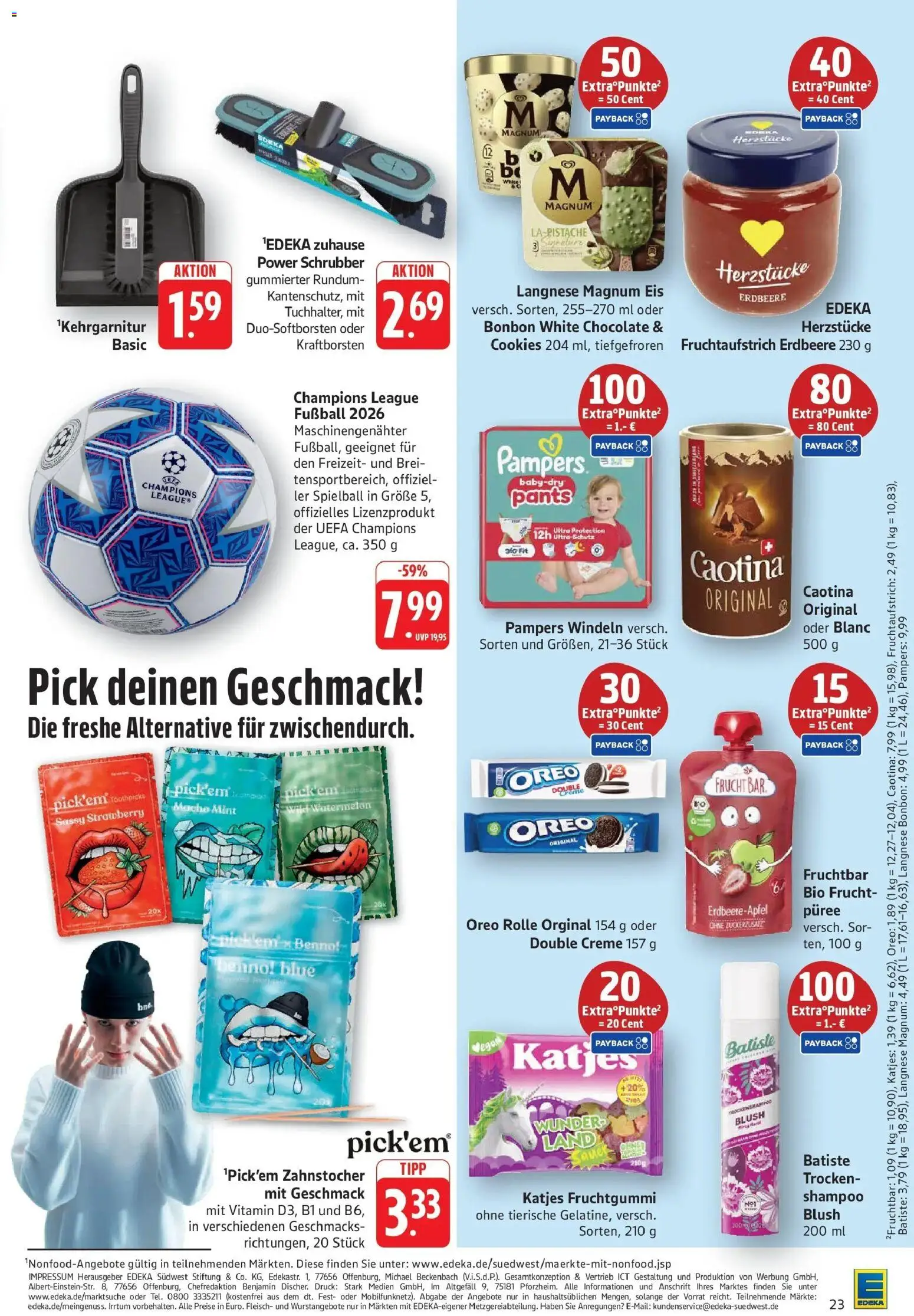 Edeka prospekt Geislingen	 – gültig ab 27.04.2026 | Seite: 25 | Produkte: Katjes, Fußball, Blush, Fleisch