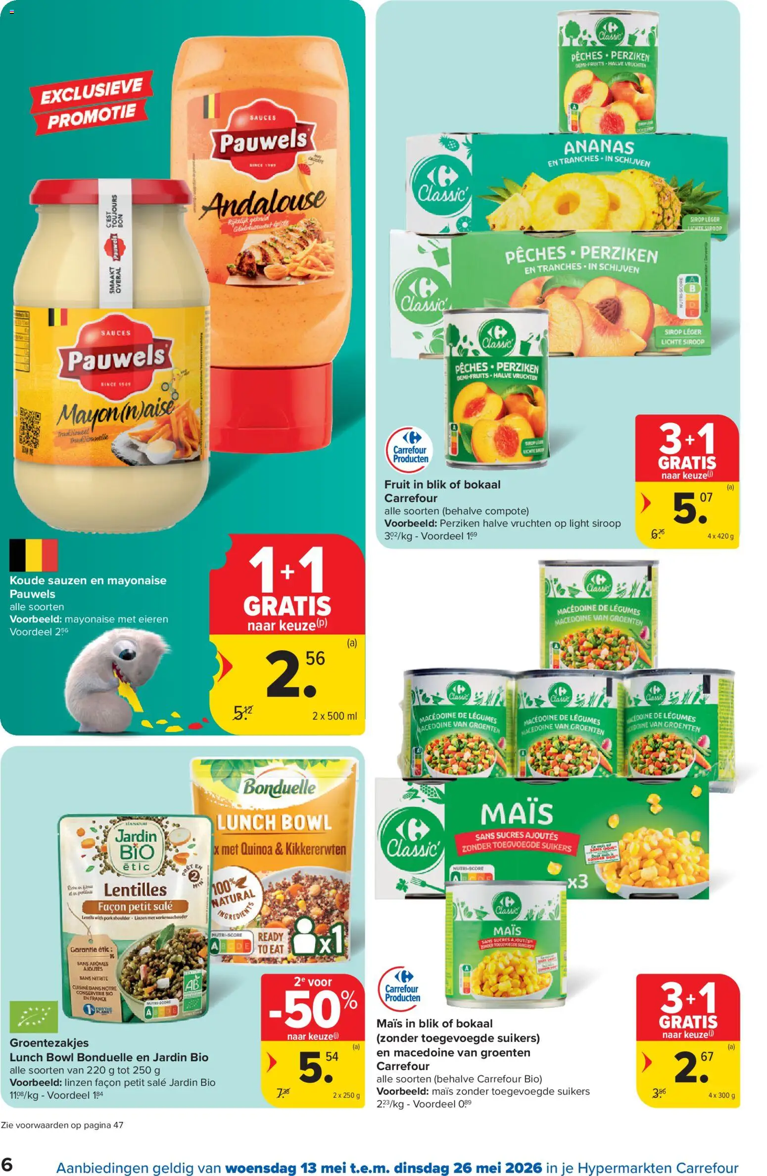 {H1} | Pagina: 6 | Producten: Linzen, Groenten, Perziken, Overal