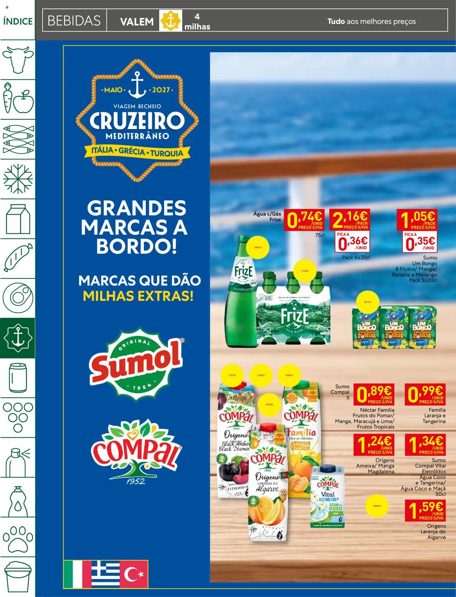 Recheio folheto │ válido de 20/10/2026 | Página: 22 | Produtos: Agua, Manga, Maça, Água mineral