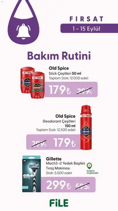 01 Eylül 2026 tarihinden itibaren geçerli olan File Market kataloğu önizlemesi | Sayfa: 2 | Ürünler: Deodorant