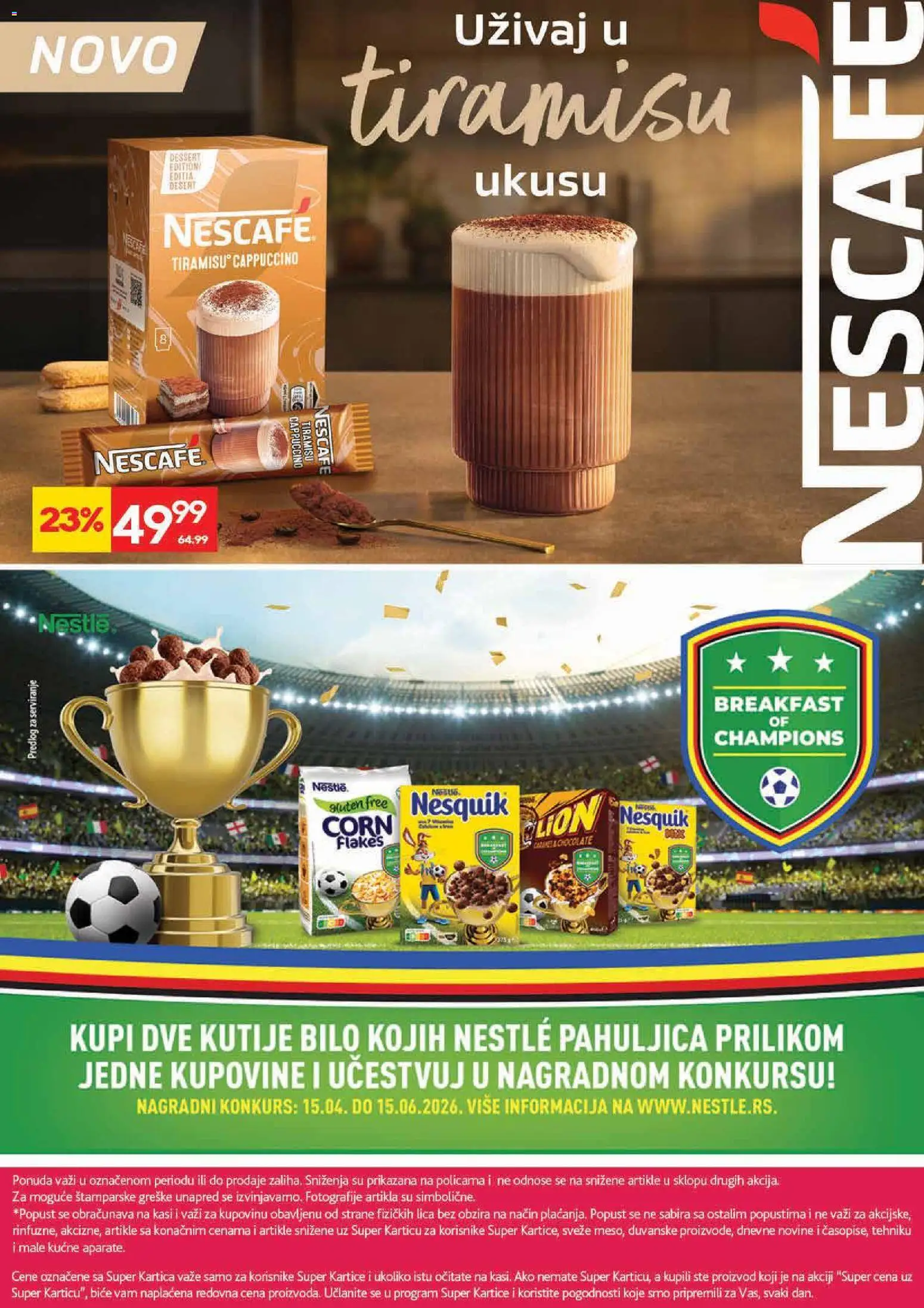Mercator katalog - važi od 30.04.2026 | Strana: 32 | Proizvode: Nescafé, Nesquik