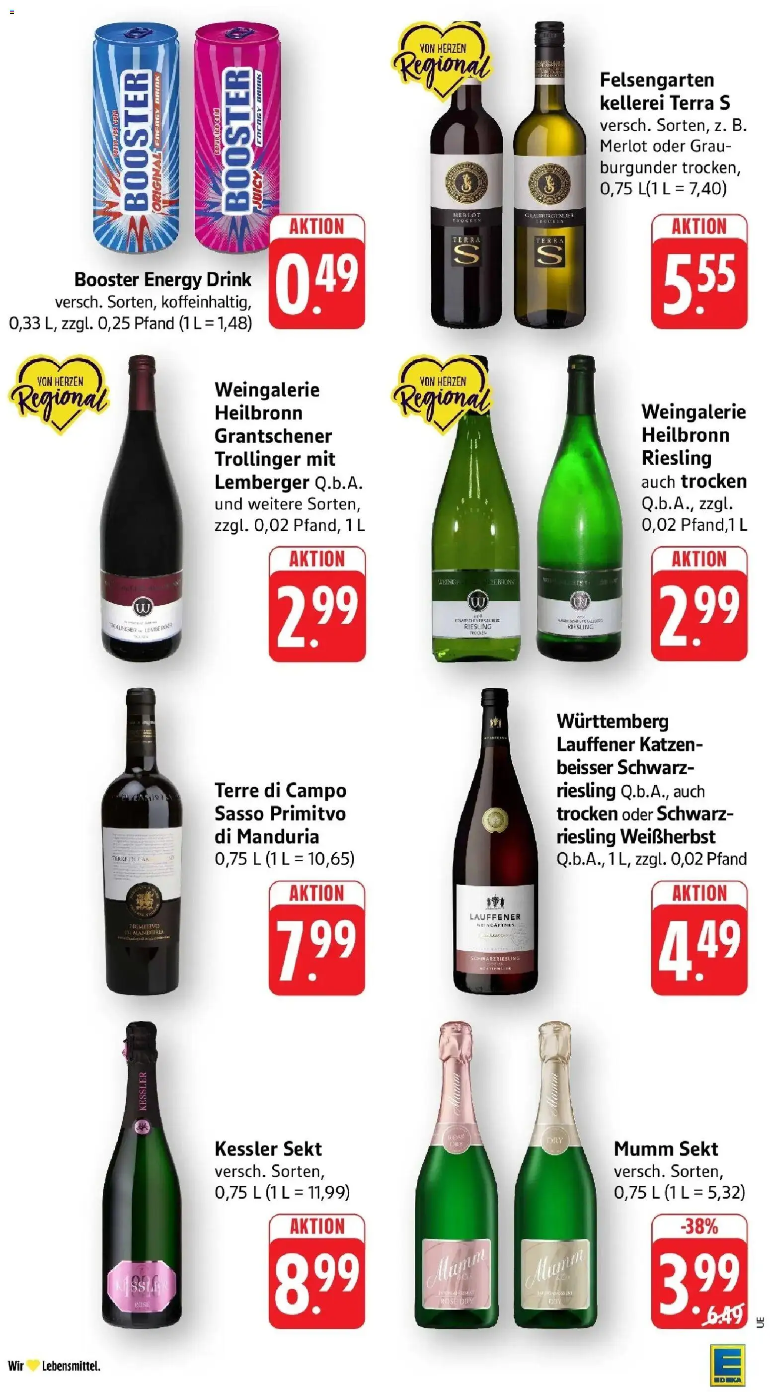 Edeka Prospekt Heilbronn – gültig ab 26.10.2026 | Seite: 32 | Produkte: Mumm sekt, Energy, Sekt, Merlot