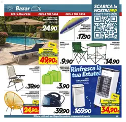 Anteprima del volantino SuperConveniente volantino valido a partire dal 30/06/2026 | Pagina: 23 | Prodotti: Tavolino, Caldaia, Lettino, Alluminio