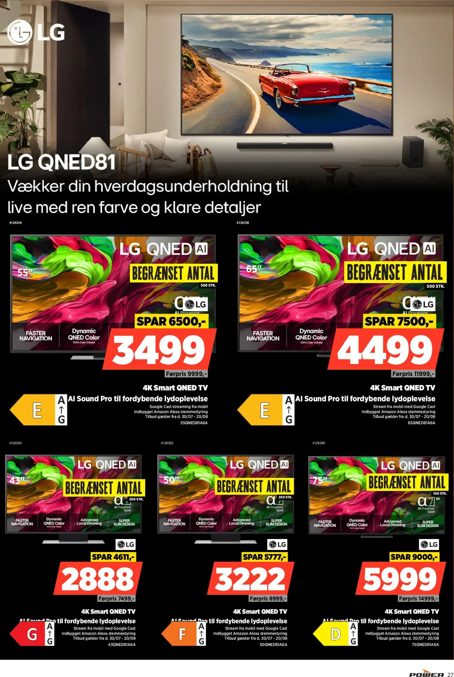 Power tilbudsavis – gyldig fra 14/08/2026 | Side: 27 | Produkter: Processor, TV, Navigation