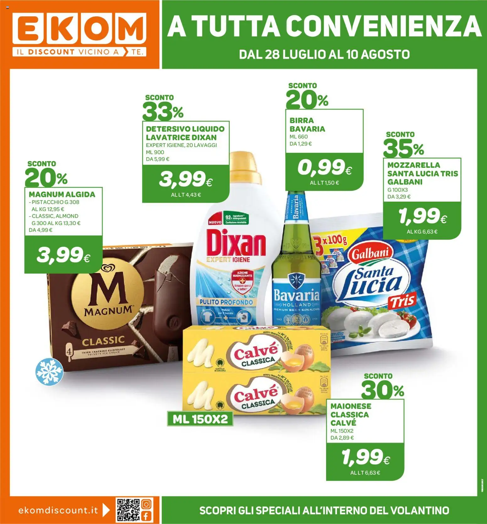 Volantino Ekom del 28/07/2026 | Pagina: 1