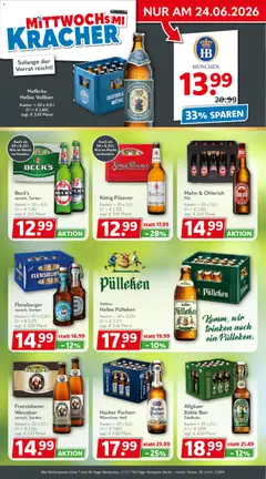 Getränkeland Prospekt ab 22.06.2026 gültig | Seite: 2 | Produkte: Konig pilsener, Weißbier, Pils, Veltins