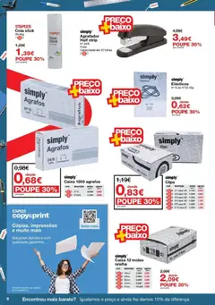 Pré-visualização Staples folheto válido de 08/10/2026 | Página: 8 | Produtos: Agrafador, Caixa