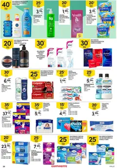 Pré-visualização Continente Açores válido de 09/07/2026 | Página: 20 | Produtos: Fraldas, Hidratante corporal, Cera, Cuecas