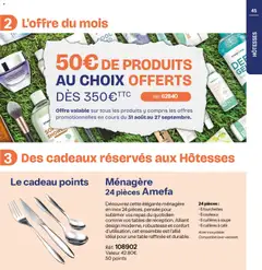 Stanhome - Prévisualisation de Stanhome catalogue valide à partir de 31/08/2026 | Page: 45 | Produits: Soupe, Fourchettes, Table, Café