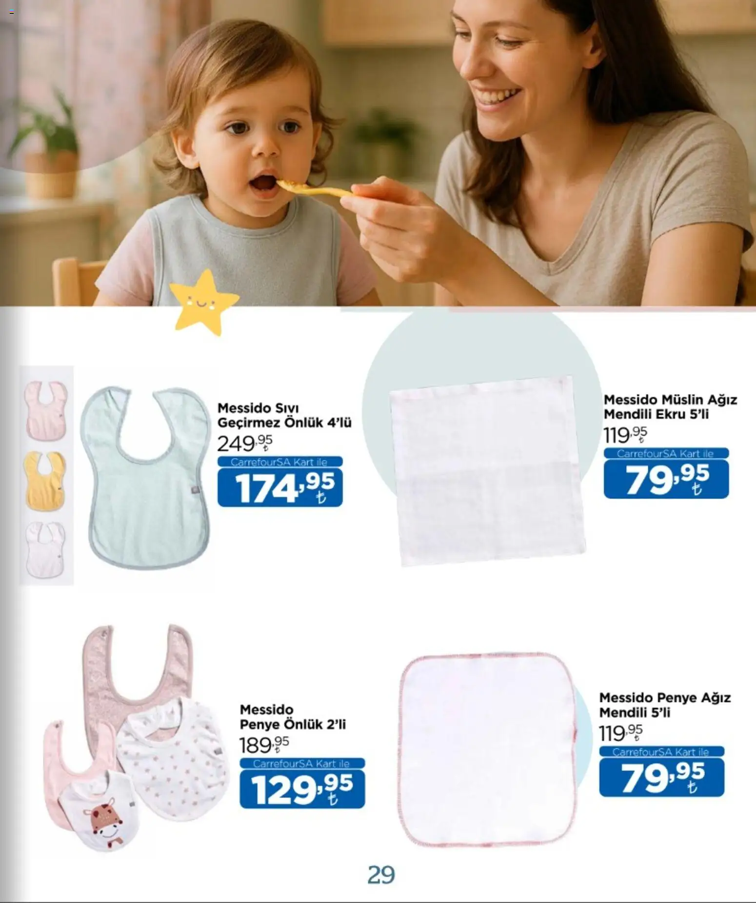 CarrefourSA - Katalog Bebek - 12 Ekim 2026 tarihinden itibaren geçerlidir | Sayfa: 29 | Ürünler: Önlük