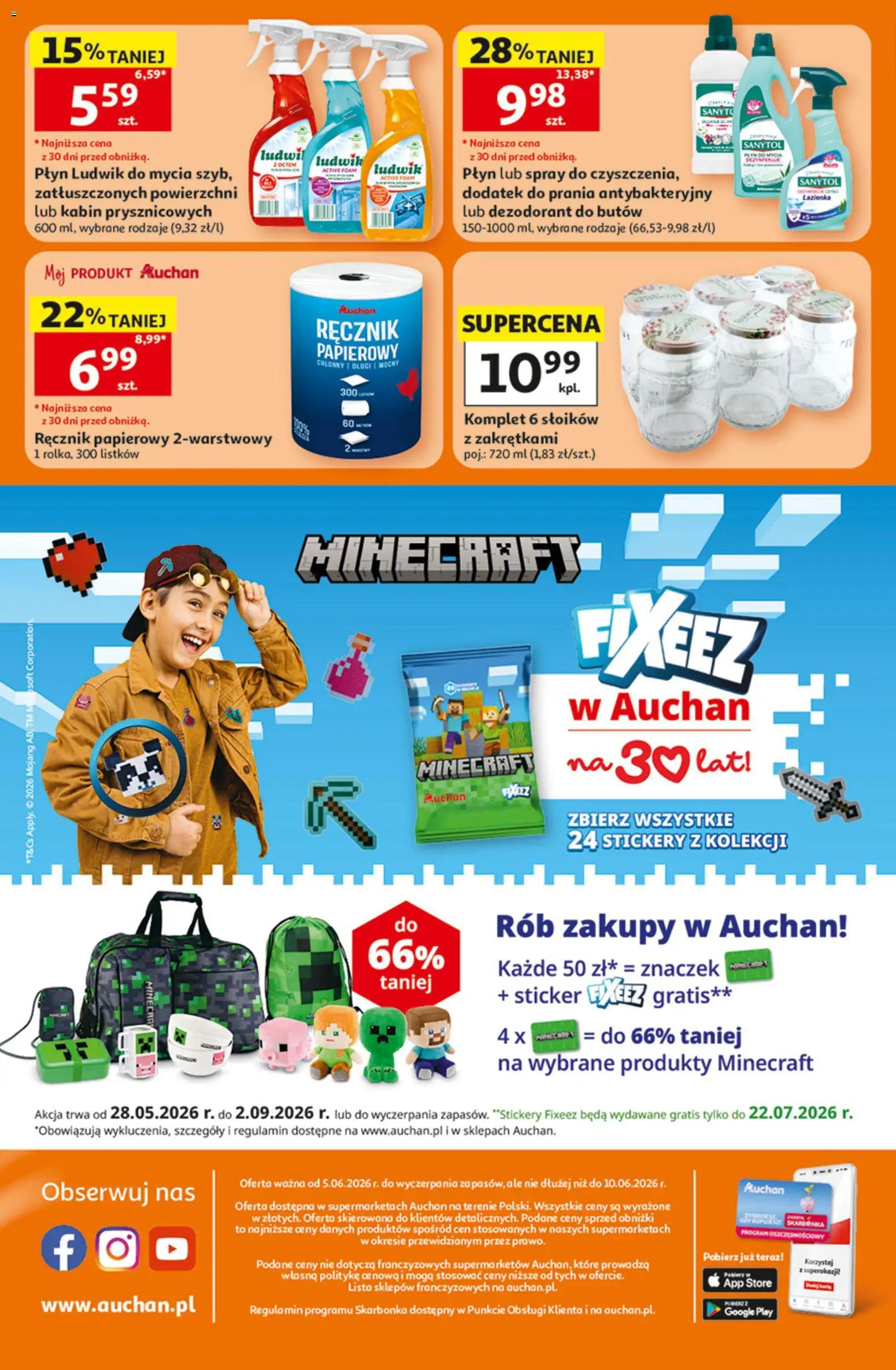 Auchan gazetka od 05.06.2026 | Strona: 8 | Produkty: Dezodorant, Ręcznik papierowy