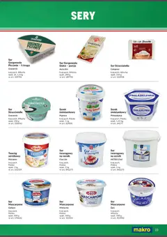 Pogląd oferty "Makro Gazetka - Italia" - ważna od 01.02.2026 | Strona: 23 | Produkty: Piątnica, Mascarpone, Sery, Ser gorgonzola