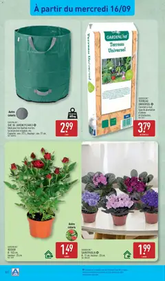 Aldi - Prévisualisation de TERREAU UNIVERSEL, Convient à tout type de plantation d'arbres et d'arbustes. valide à partir de 15/09/2026 | Page: 34