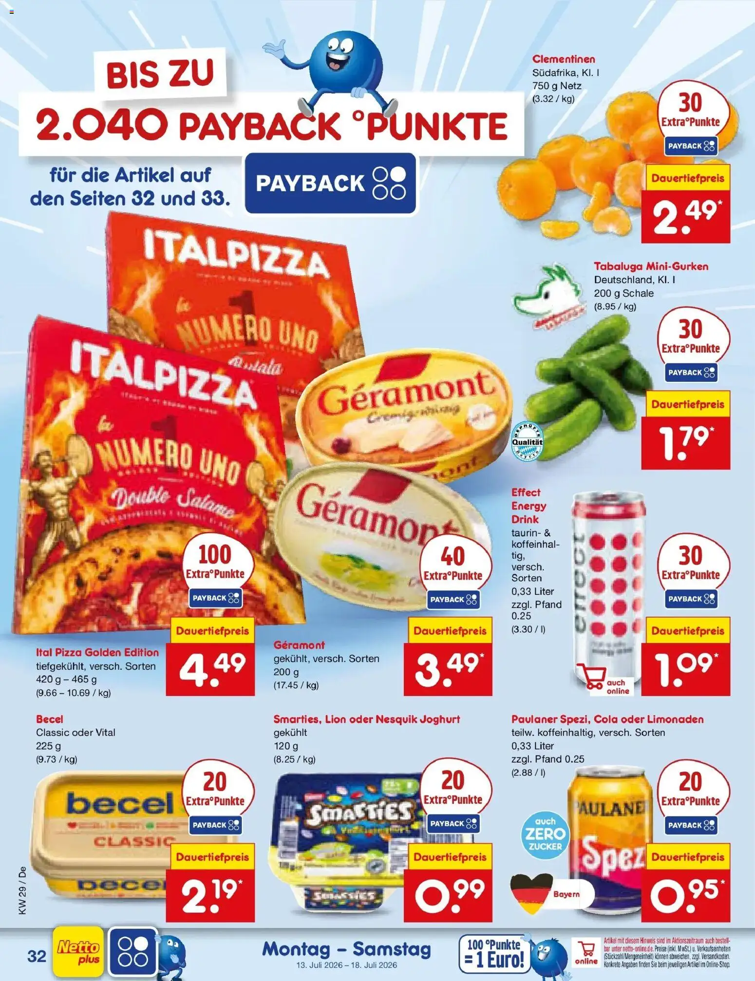 Netto Marken-Discount Prospekt Buttenwiesen – gültig ab 13.07.2026 | Seite: 46 | Produkte: Nesquik, Becel, Zucker, Paulaner