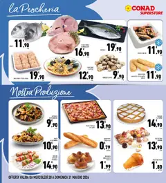 Anteprima del volantino PESCE SPADA DECONGELATO, Decongelated Swordfish valido a partire dal 20.05.2026 | Pagina: 6