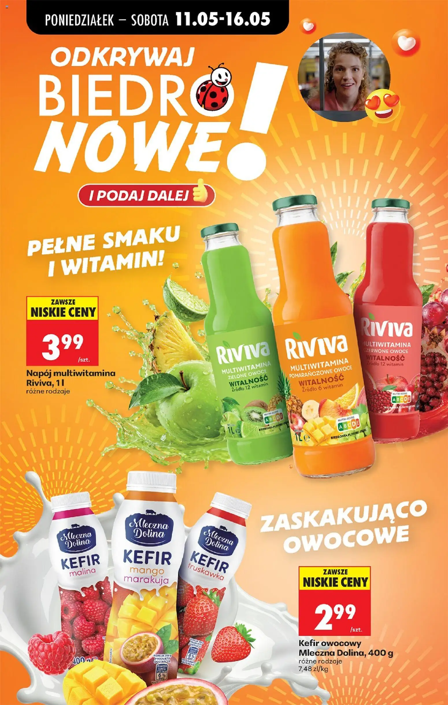 Biedronka Polsko leták od 11.05.2026 | Strana: 79 | Produkty: Kefír, Mango, Marakuja