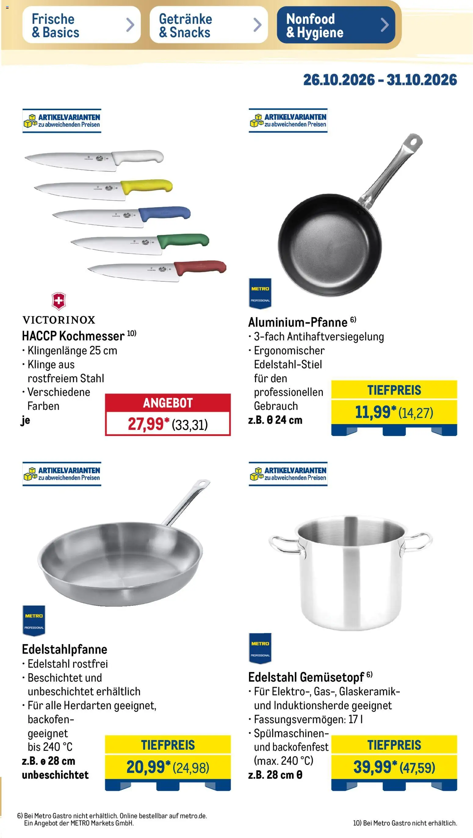 Metro Prospekt – gültig ab 26.10.2026 | Seite: 37 | Produkte: Backofen