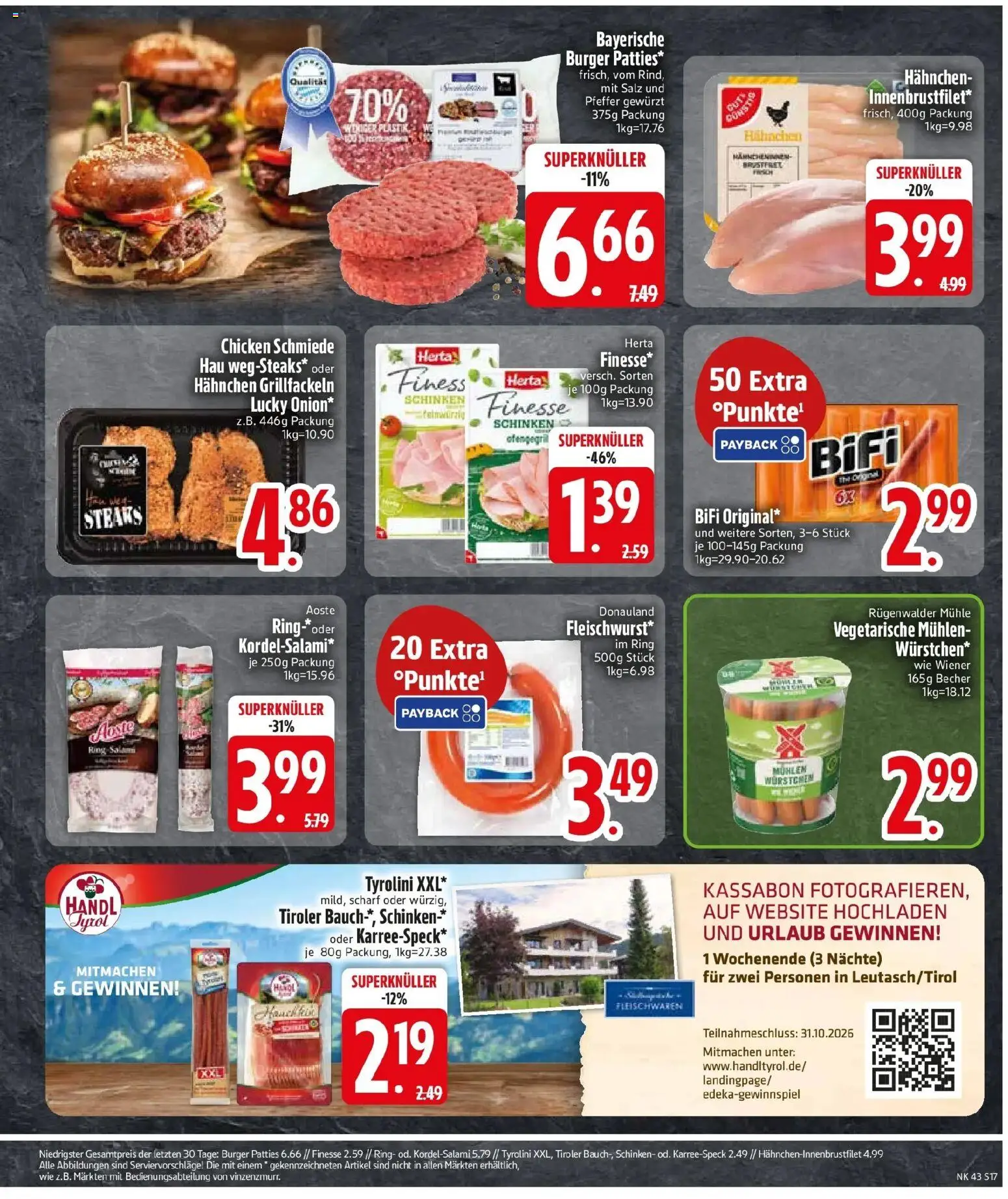 Edeka Prospekt München (ab 19.10.2026) » Angebote Online | Seite: 19 | Produkte: Mühle, Hahnchen, Burger, Pfeffer