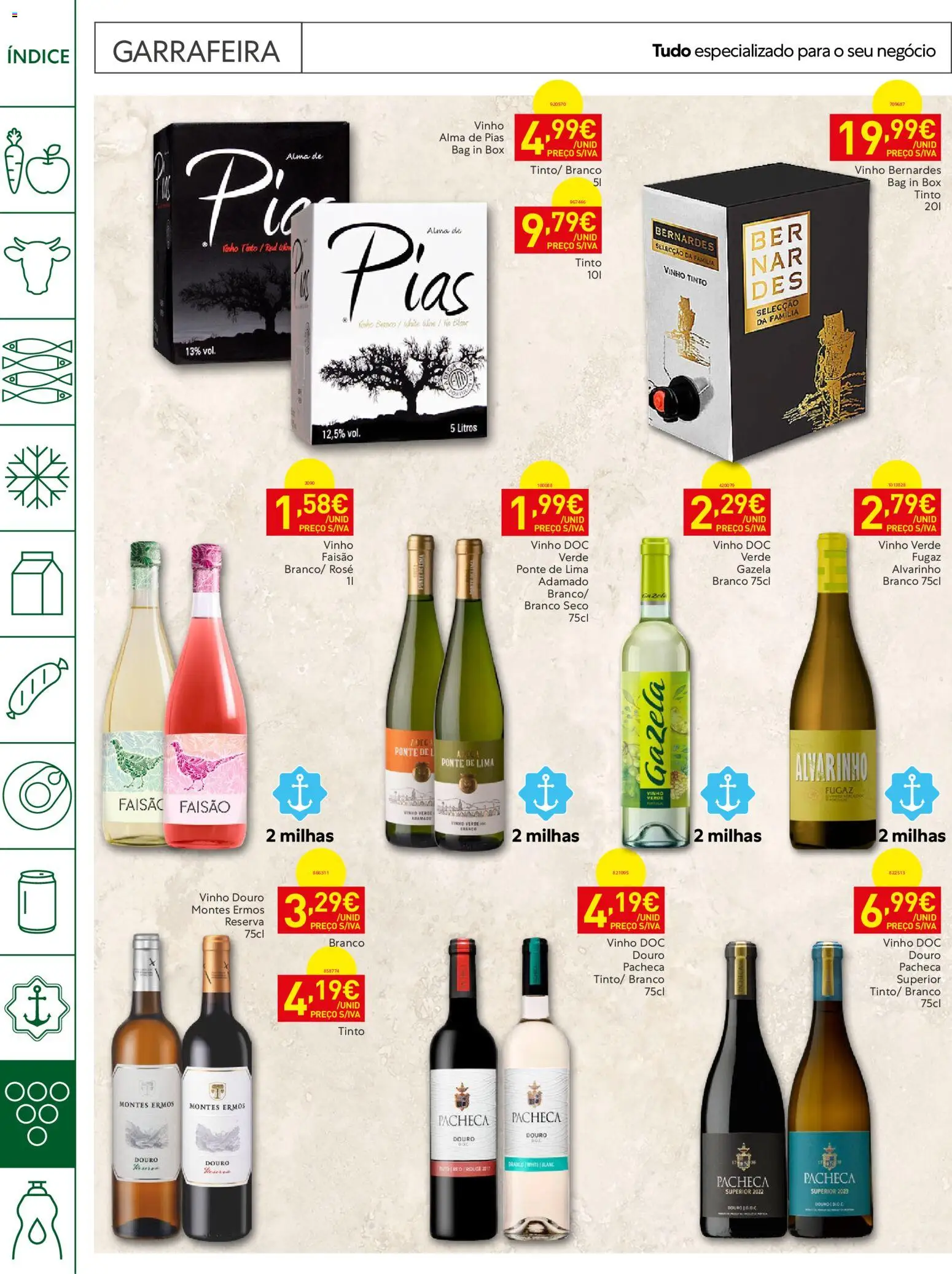 Recheio folheto Horeca │ válido de 27/10/2026 | Página: 22 | Produtos: Vinho, Lima, Vinho tinto