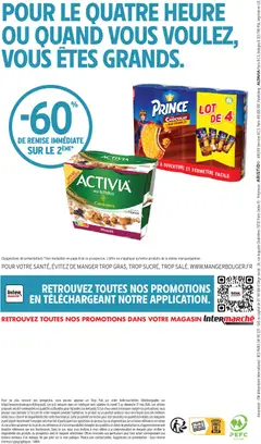 Intermarché - Prévisualisation de ACTIVIA au bifidus Céréales Muesli, Céréales au bifidus source de fibres, Muesli valide à partir de 05.05.2026 | Page: 12 | Produits: Chocolat, Prince chocolat, Céréales, Biscuits