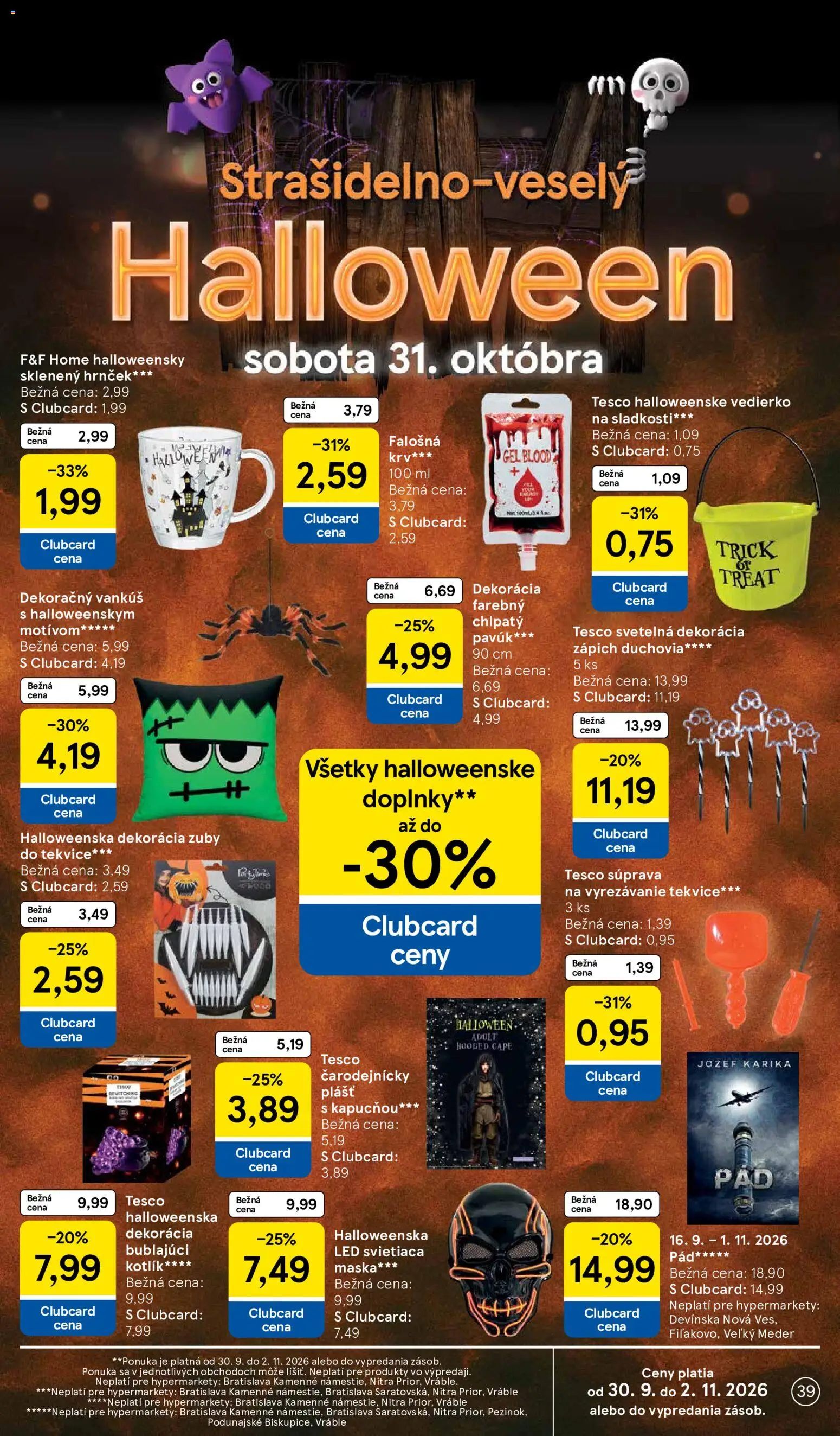 Nové Tesco akcie – leták je platný od 14.10.2026 | Strana: 39