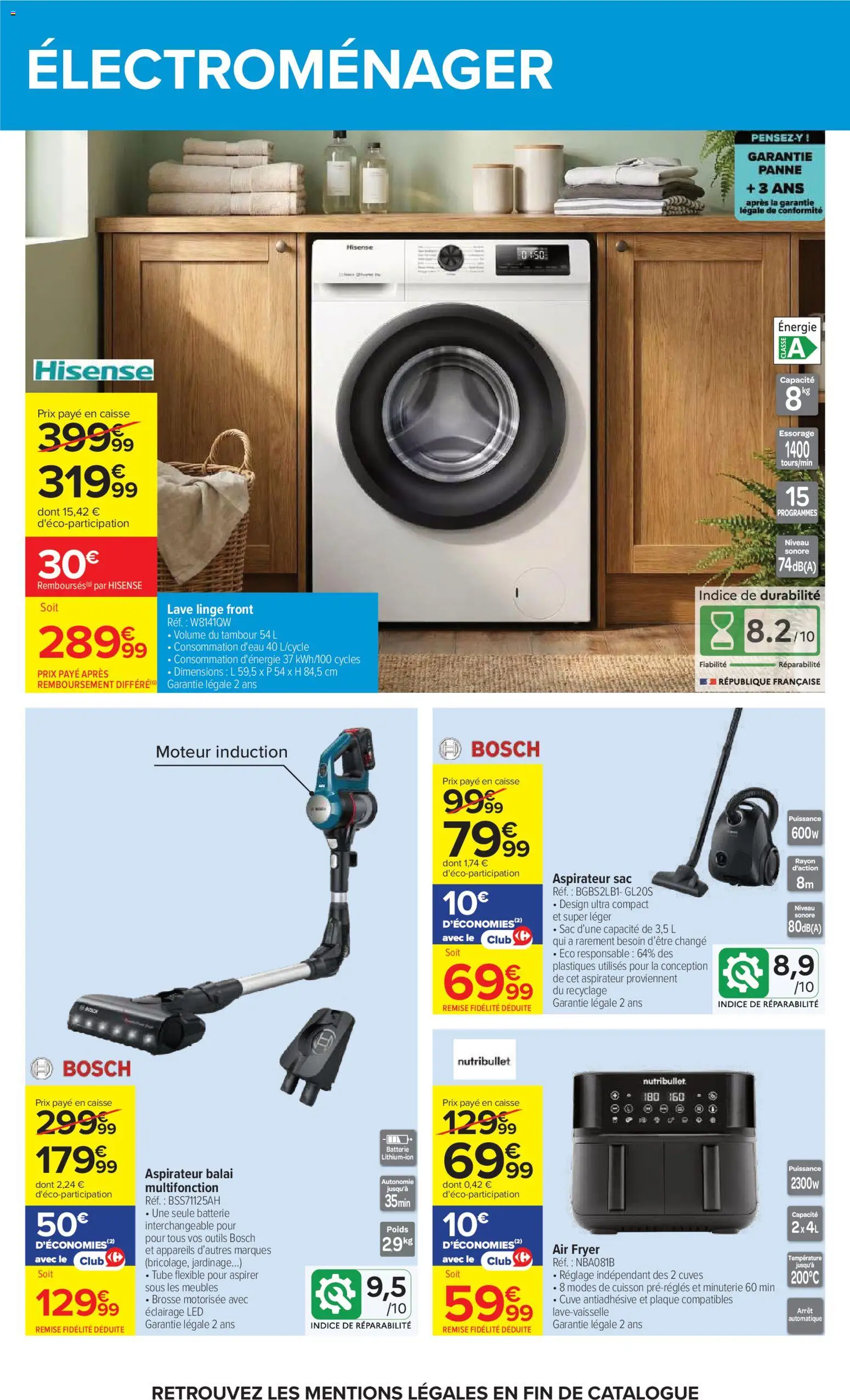 {H1} | Page: 89 | Produits: Lave linge, Poids, Brosse, Balai