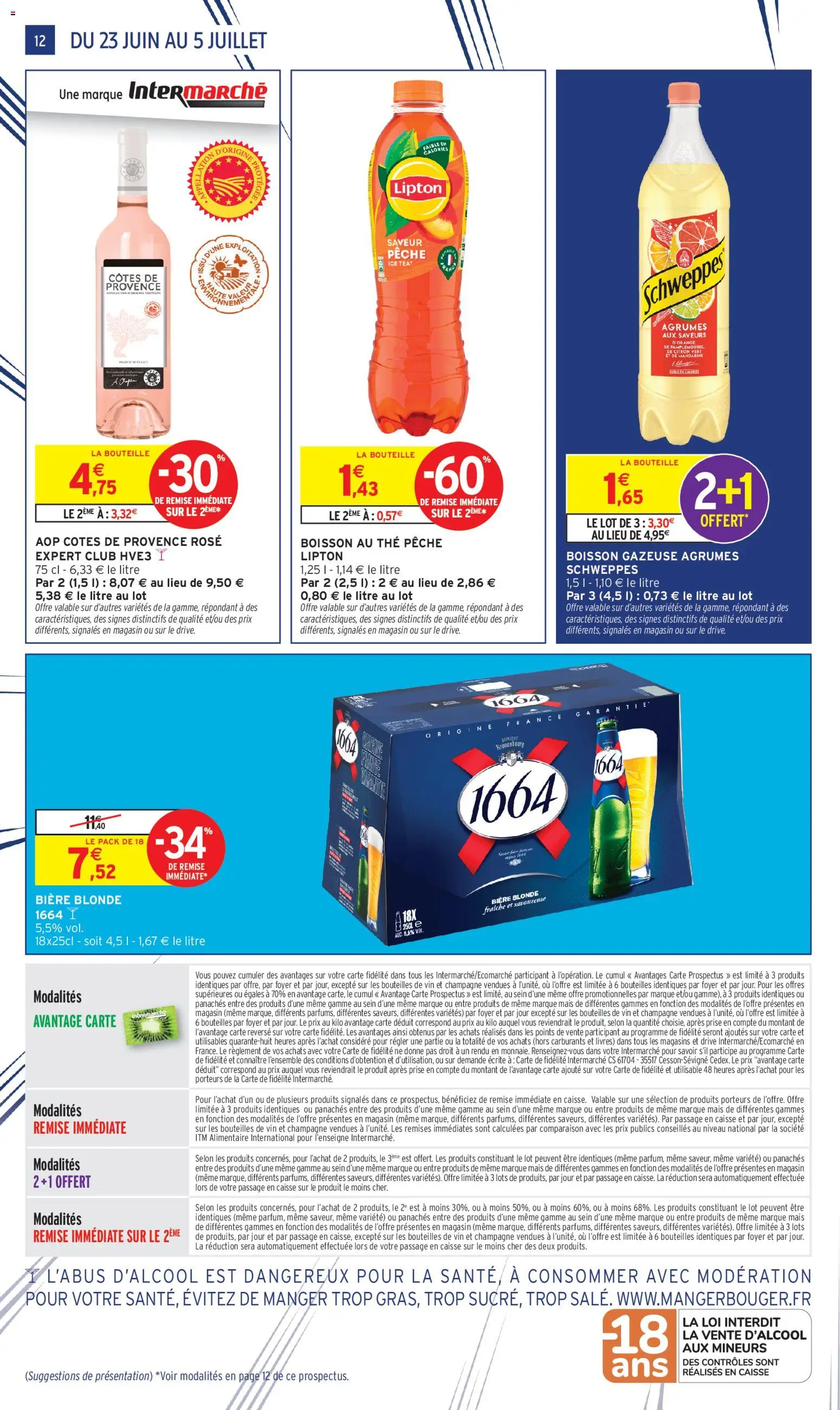 {H1} | Page: 12 | Produits: Citron vert, Pêche, Mais, Thé