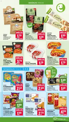 Wasgau Prospekt ab 21.09.2026 gültig | Seite: 15 | Produkte: Butter, Fischstabchen, Backofen, Salami