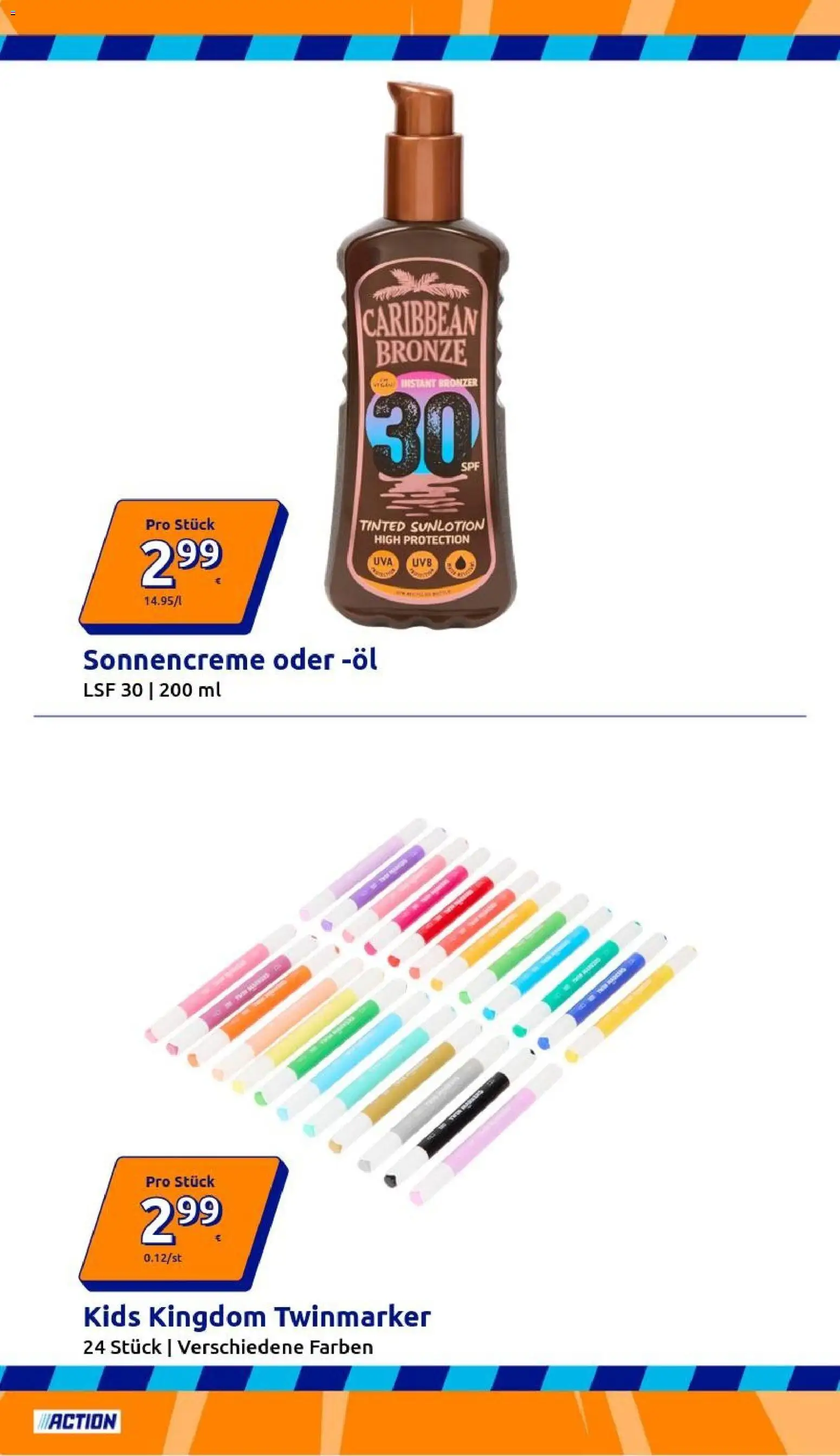 Action Prospekt – gültig ab 27.05.2026 | Seite: 18 | Produkte: Öl, Bronzer, Sonnencreme