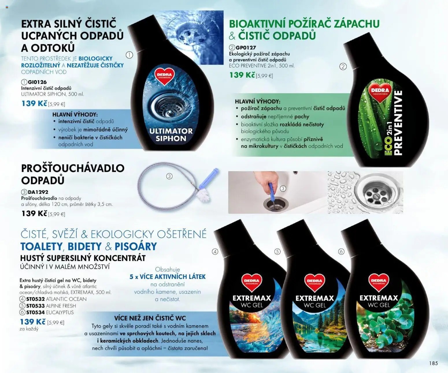 Nové Dedra akcie – leták je platný od 23.10.2026 | Strana: 85 | Produkty: Wc