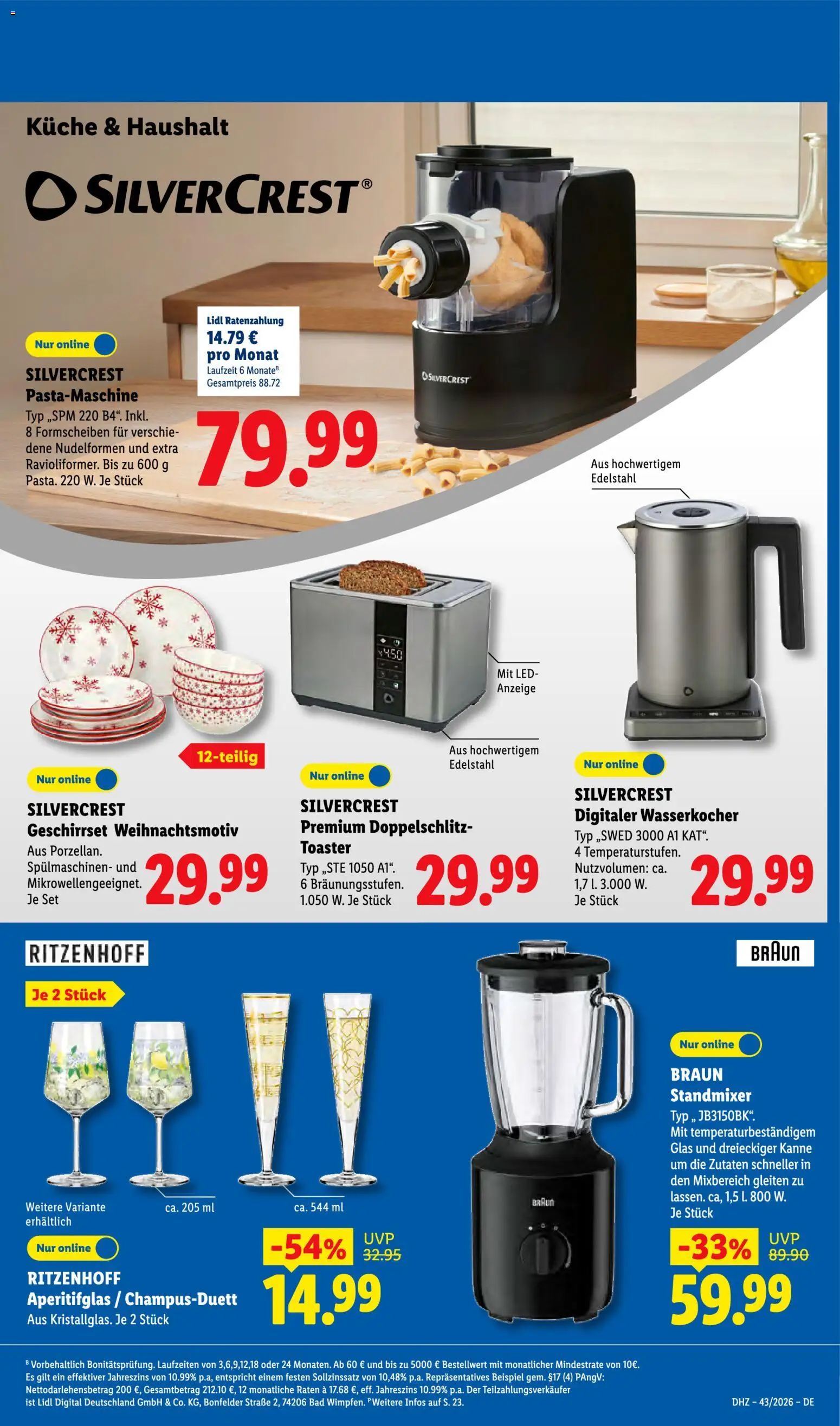 Lidl Německo leták od 19.10.2026 | Strana: 43 | Produkty: LED