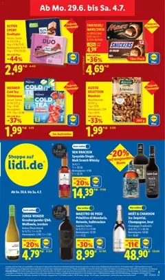 Náhled letáku Lidl Německo leták od 29.06.2026 | Strana: 3 | Produkty: Telefon, Moët, Primitivo, Don papa
