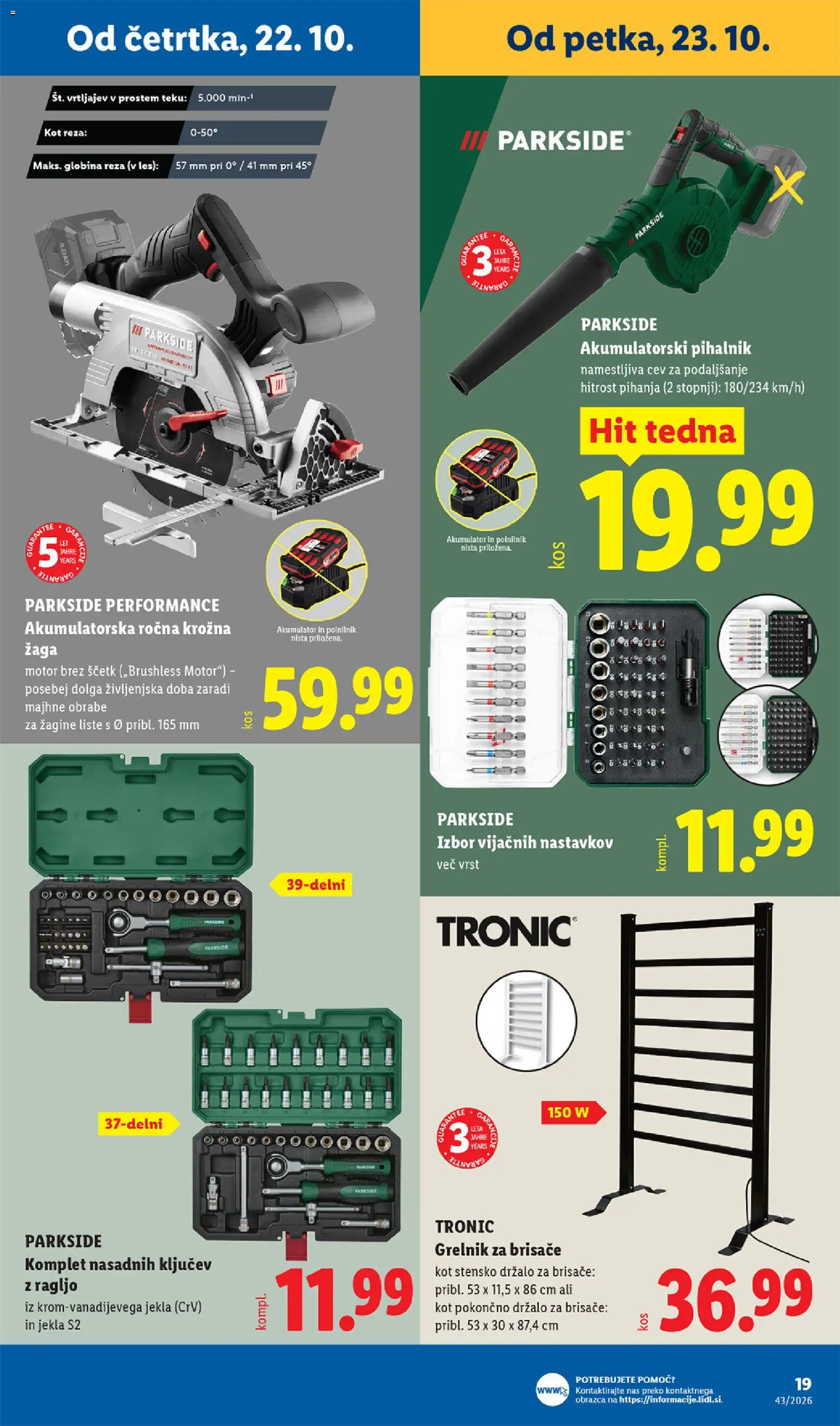 Novi Lidl katalog ponudbe – veljaven od 22.10.2026 | Stran: 37