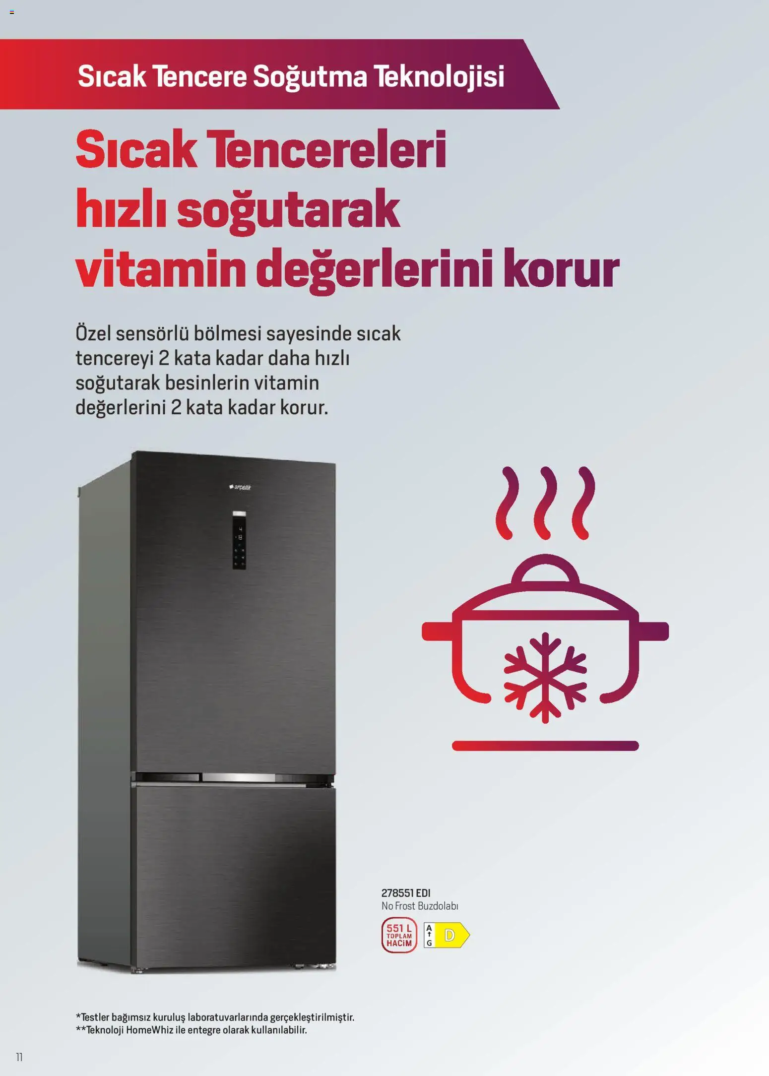 Arçelik Katalog - 01 Ağustos 2026 tarihinden itibaren geçerlidir | Sayfa: 11