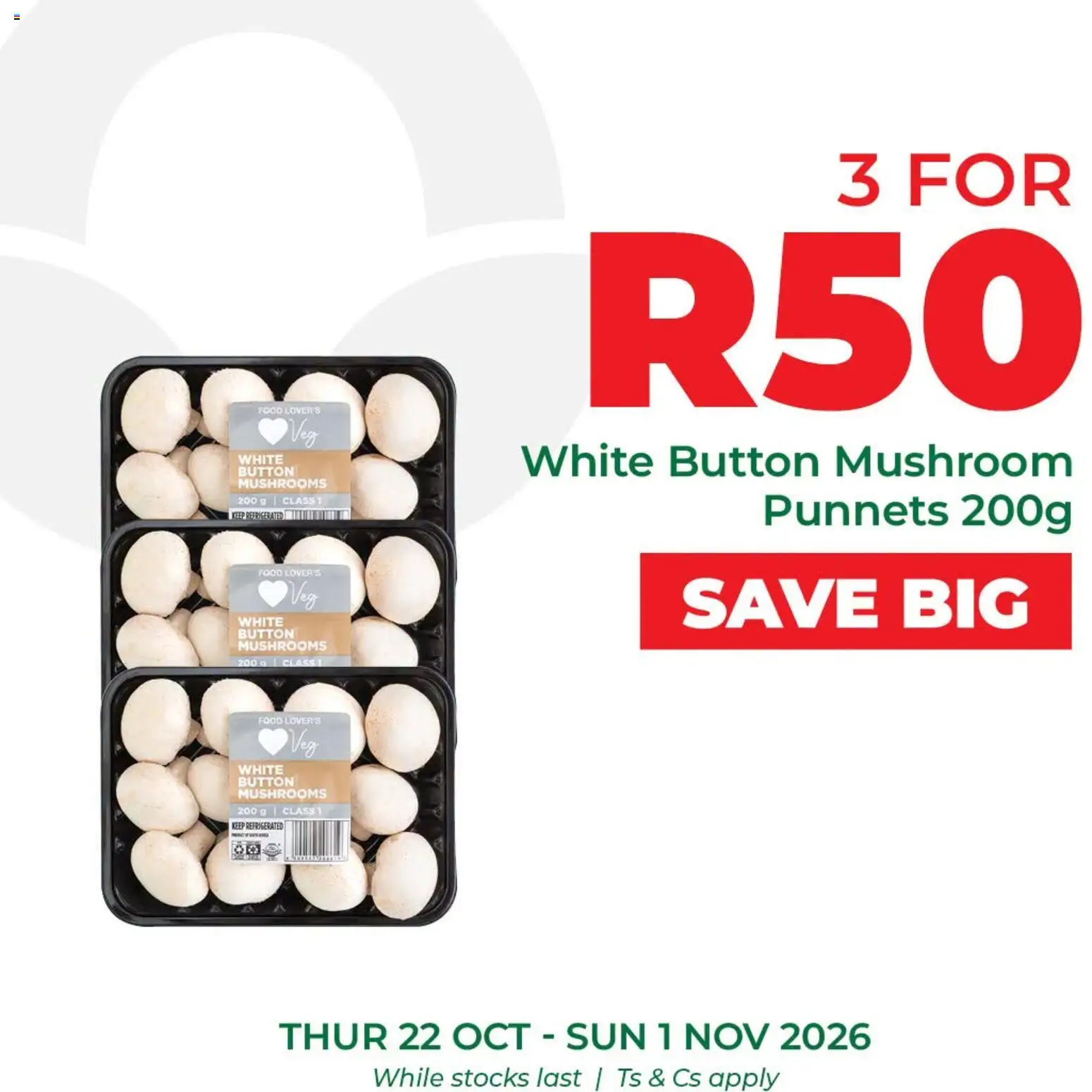 New Food Lover's Market catalogue – valid from 22/10/2026 | Page: 15 | Products: Mushrooms