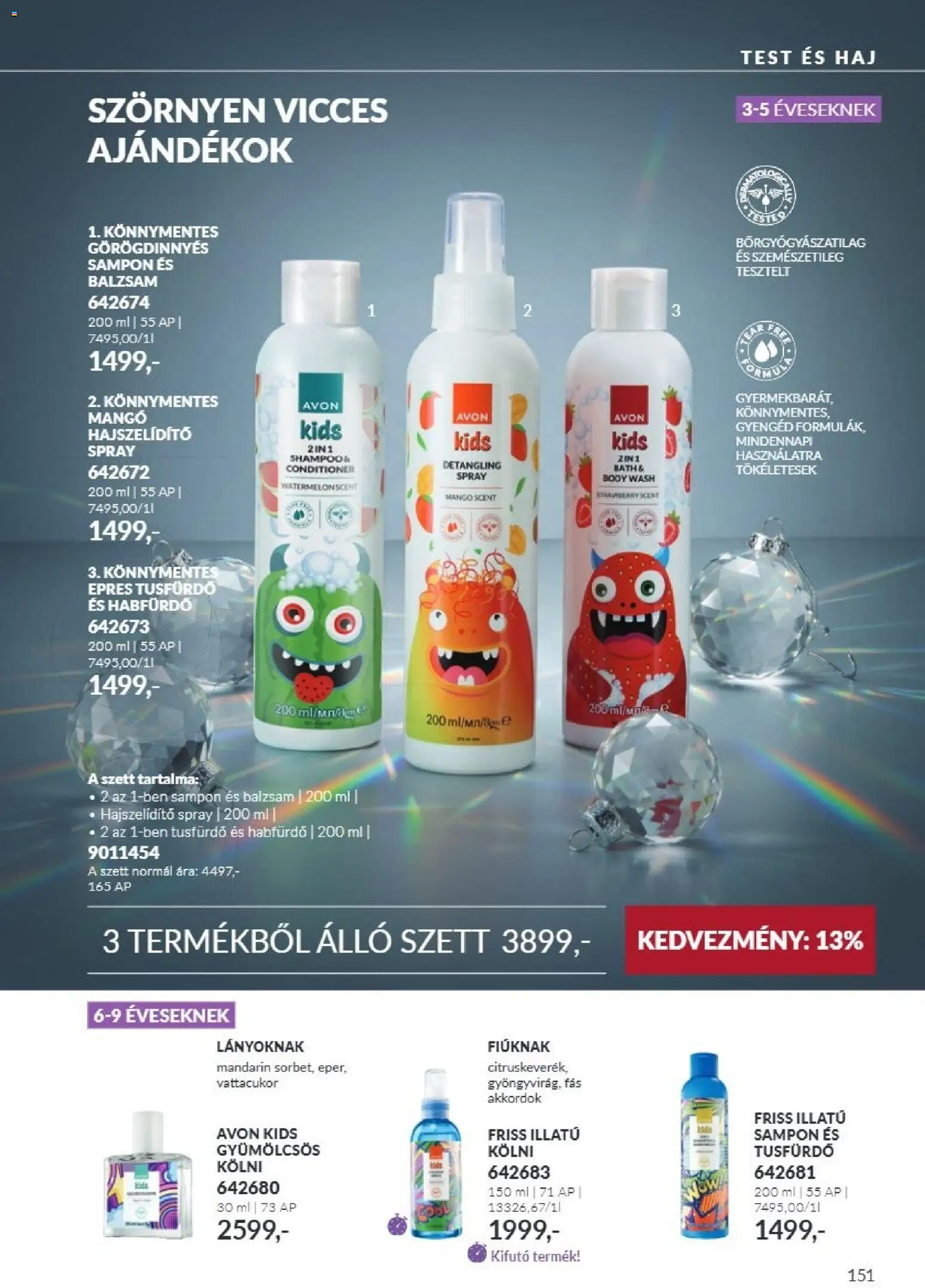 Avon akciós ujság - amely érvényes a következő dátumtól: 2026.11.01. | Oldal: 151 | Termékek: Habfürdő, Kölni, Sampon, Vattacukor