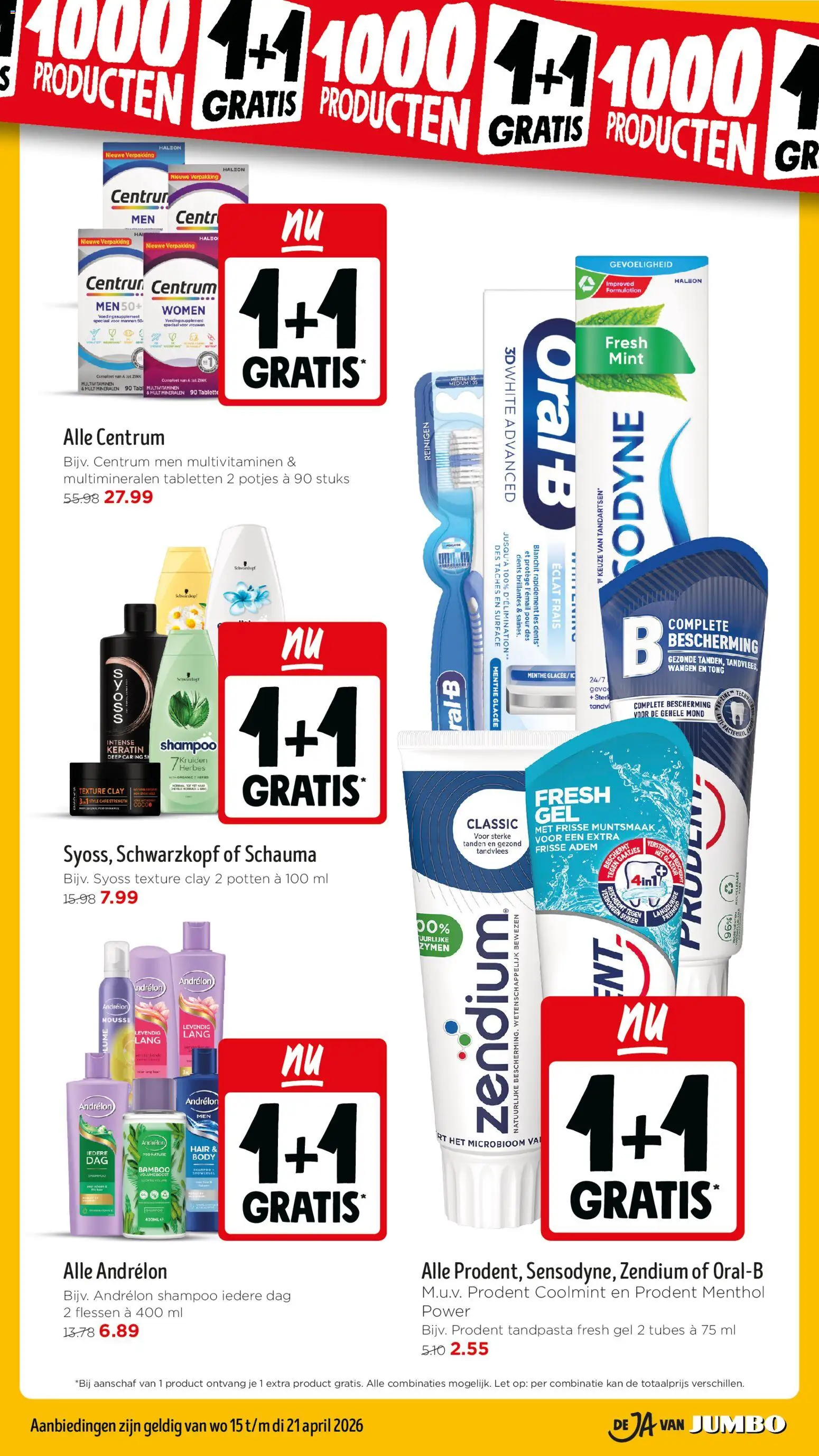 {H1} | Pagina: 14 | Producten: Tandpasta, Kan, Centrum, Shampoo