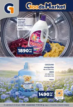 Goods Market akciós újság - amely érvényes a következő dátumtól: 2026.09.17.