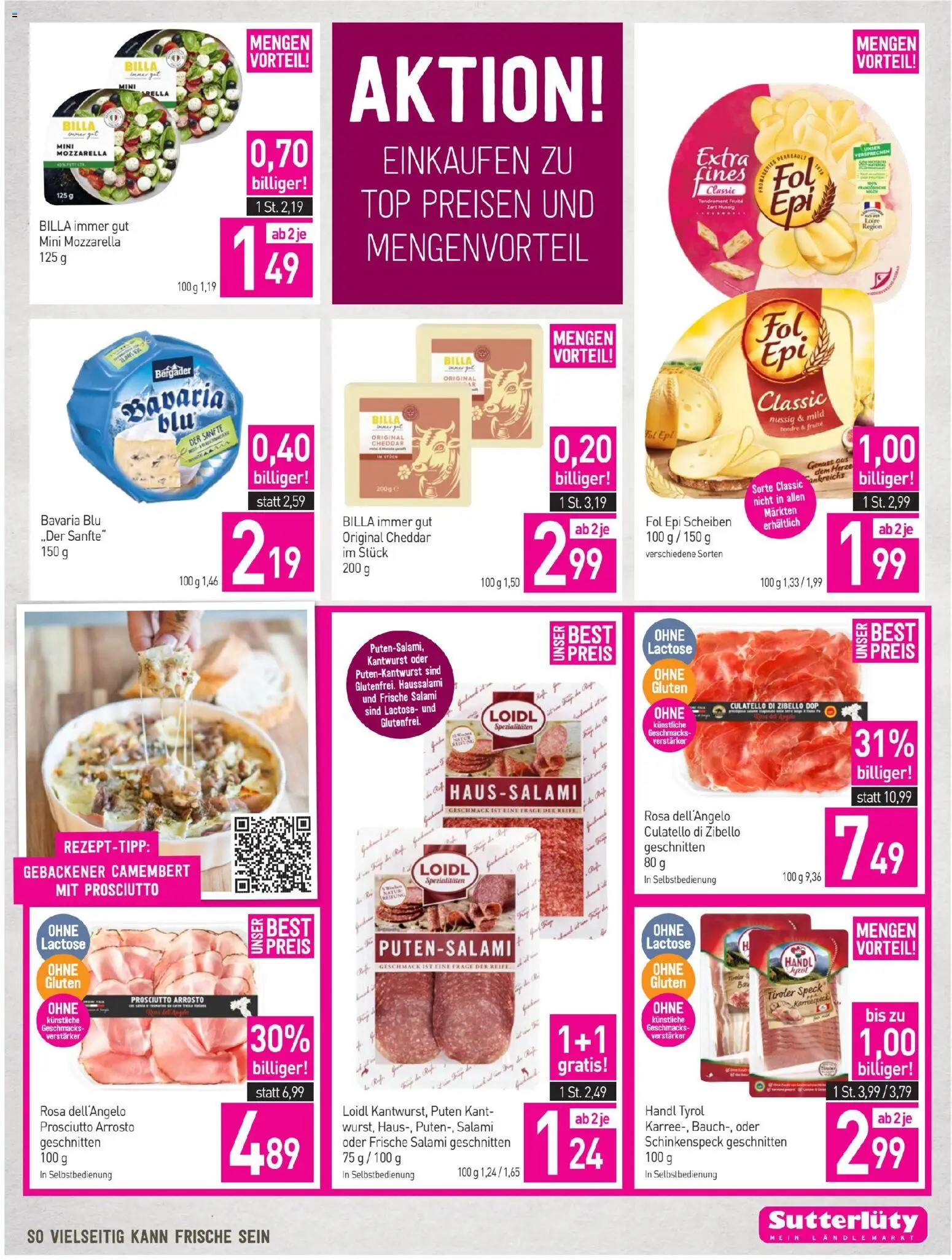 Sutterlüty Flugblatt gültig ab 02.07.2026 | Seite: 11 | Produkte: Salami