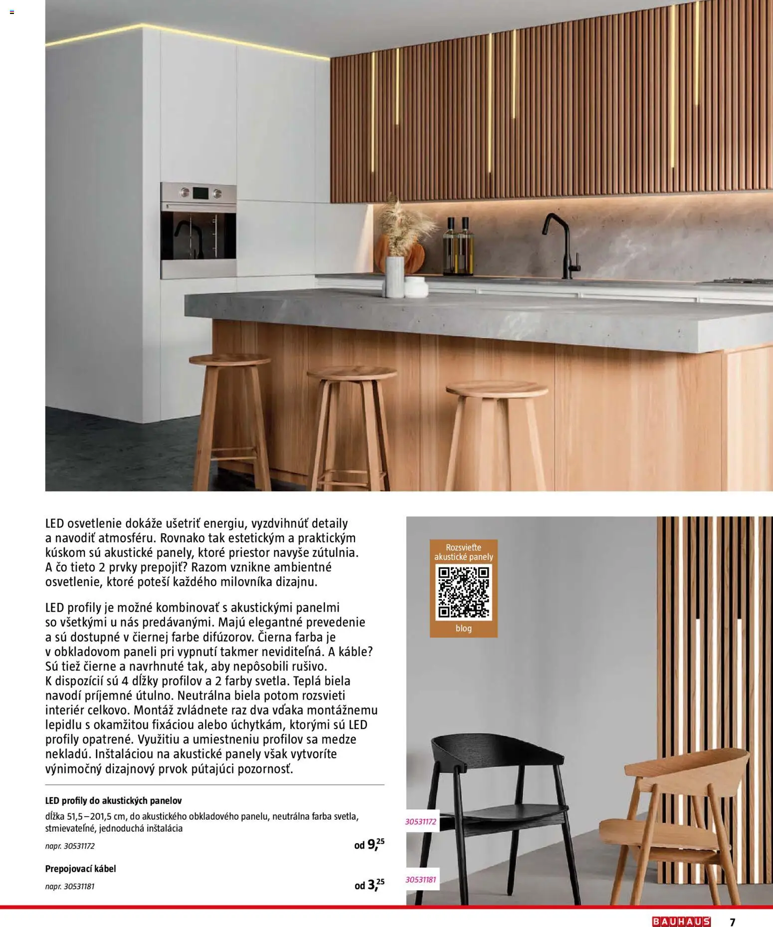 Nové Bauhaus akcie – leták je platný od 03.08.2026 | Strana: 7 | Produkty: Panely, Led osvetlenie, Osvetlenie, Kábel